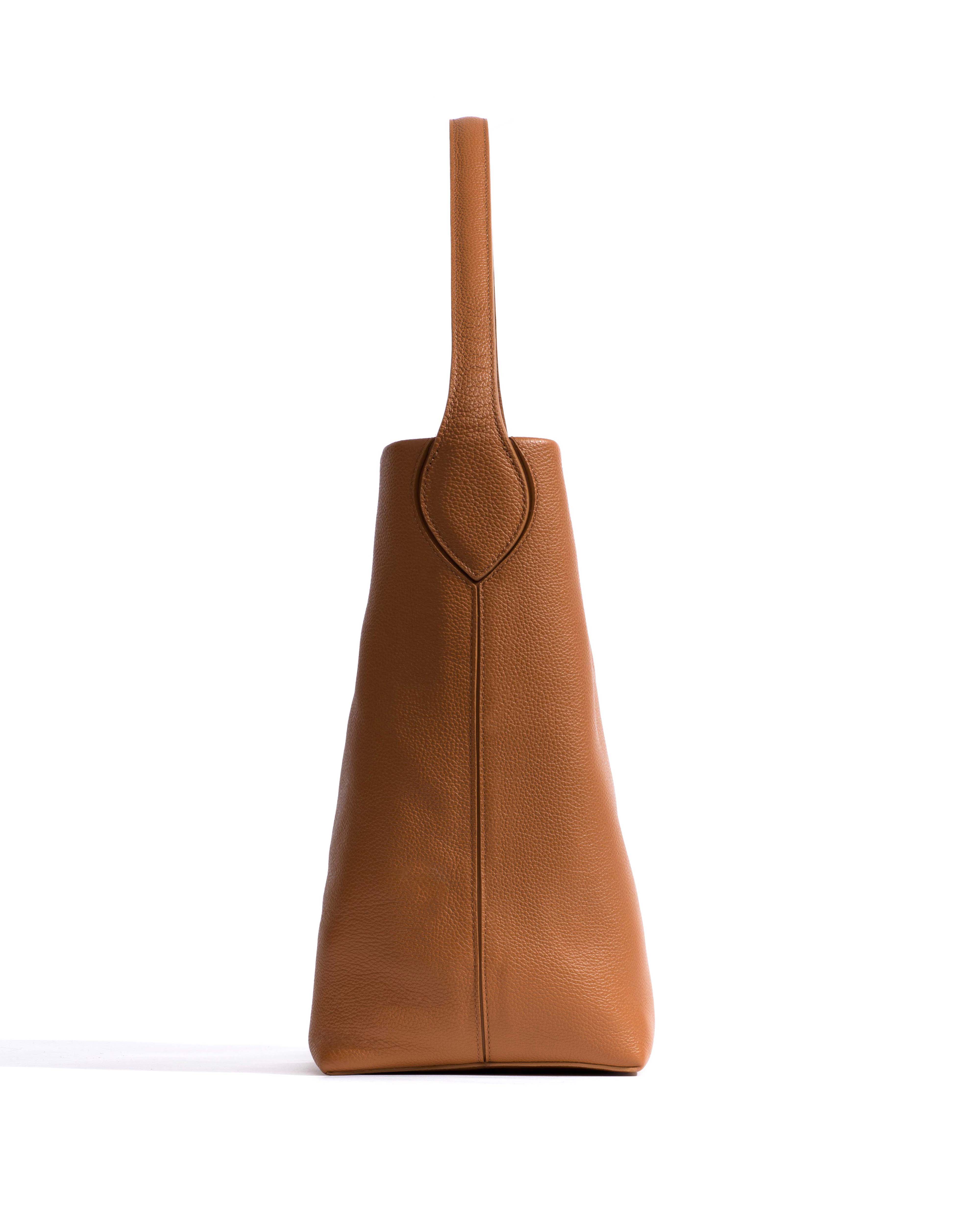 Versa everyday bag Pebbled soft calf Camel - Image 3