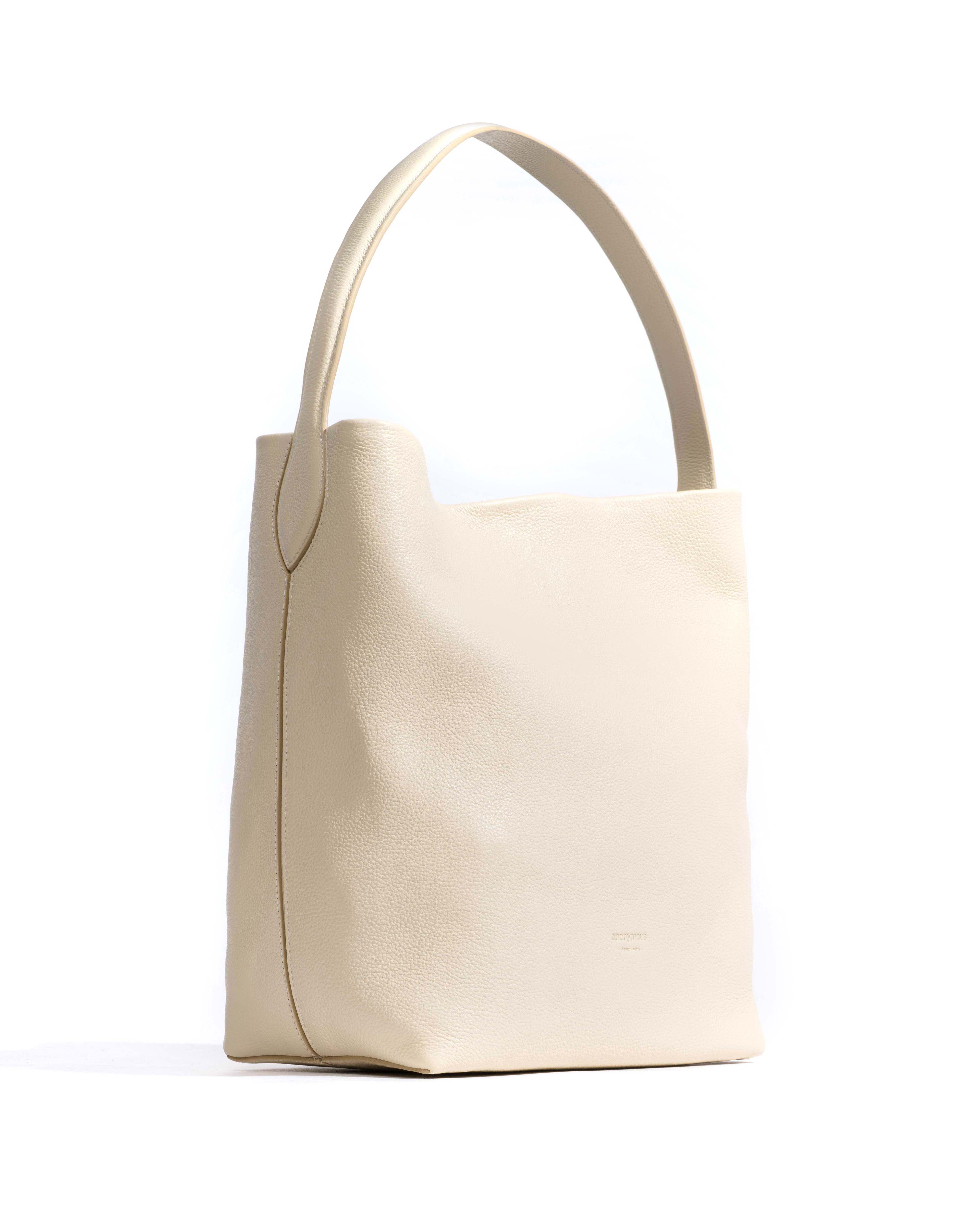 Versa everyday bag Pebbled soft calf White sand - Image 2