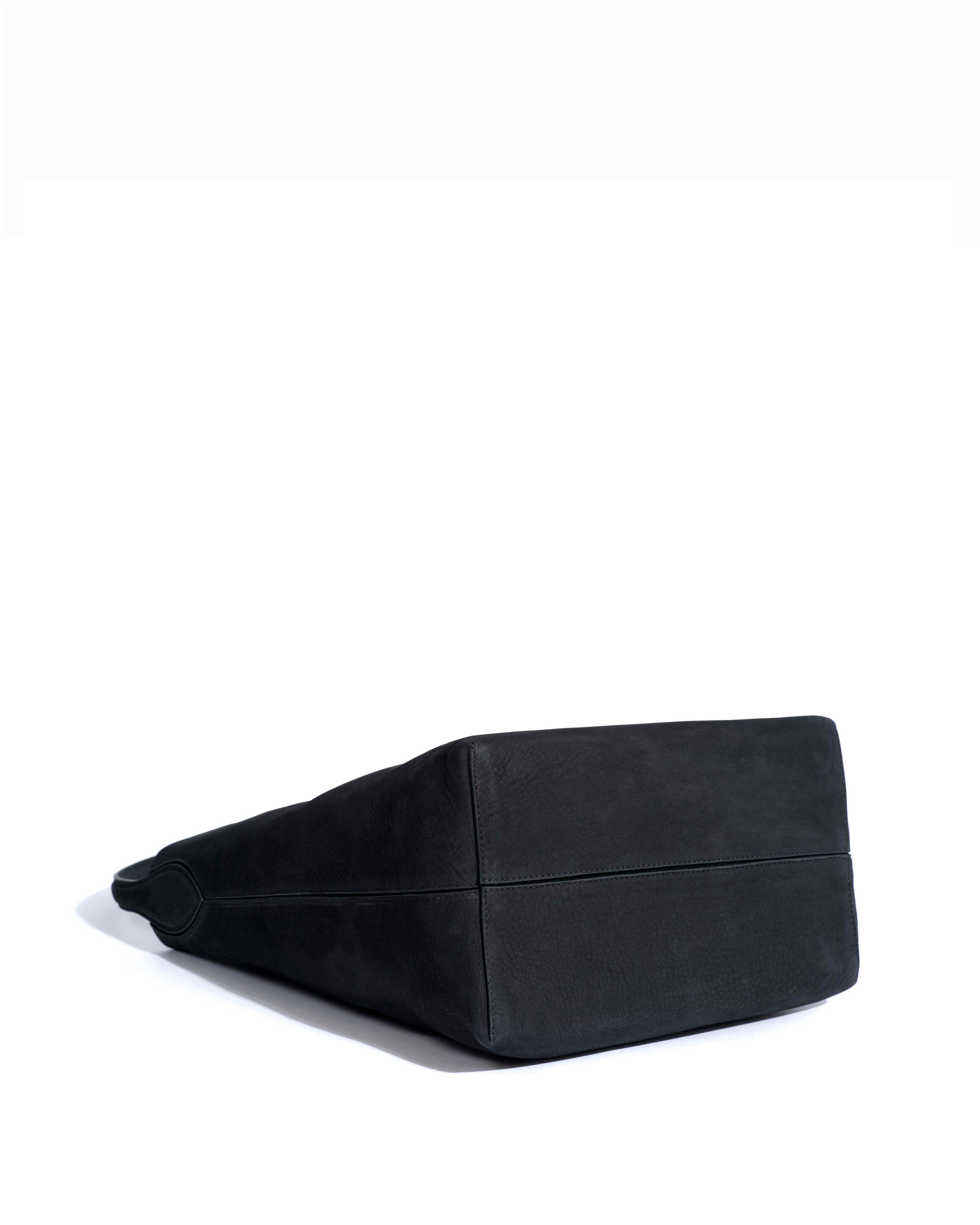 Versa everyday bag Soft nubuck calf Black - Image 4
