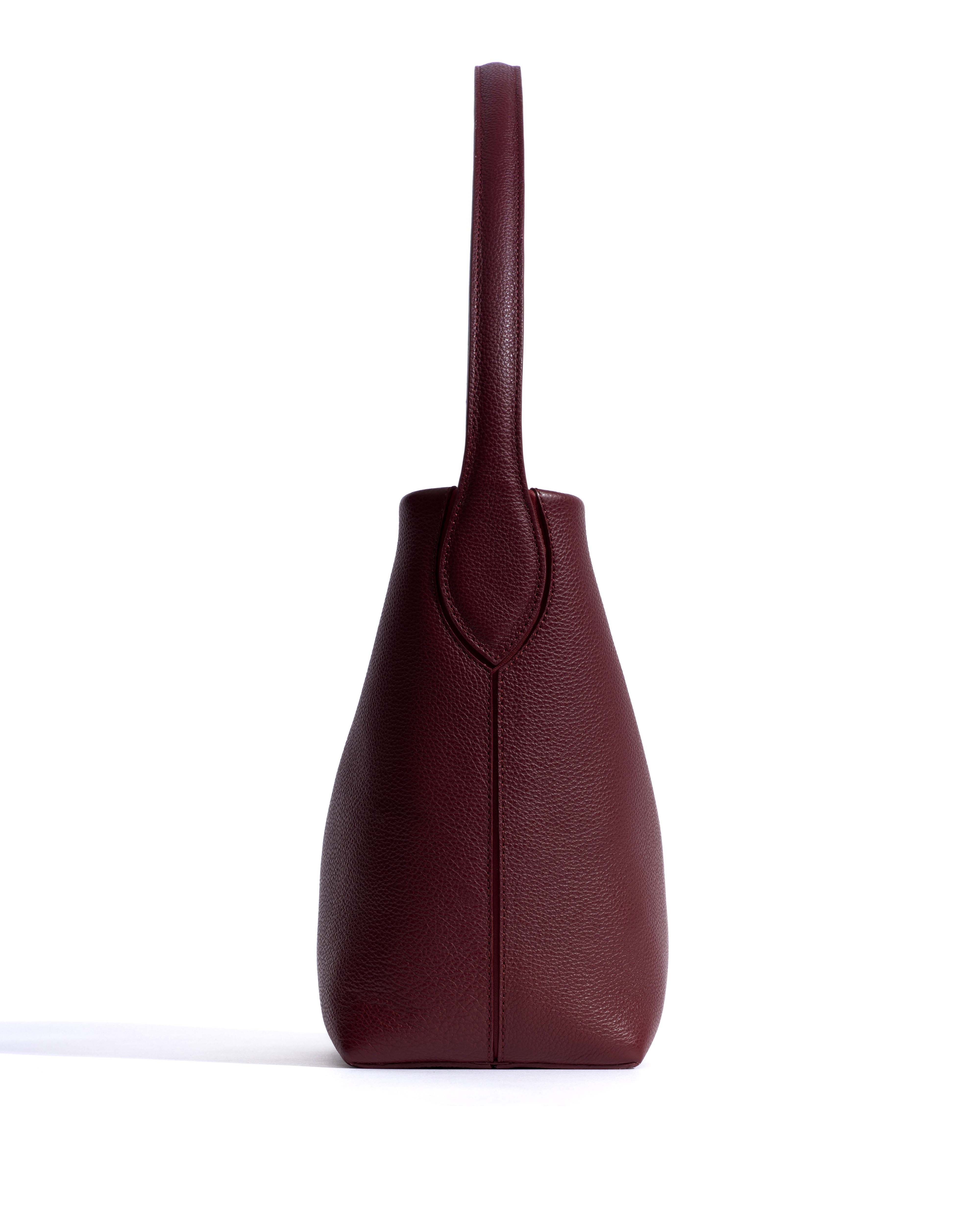 Versa petite bag Pebbled soft calf Pomegranate - Image 4