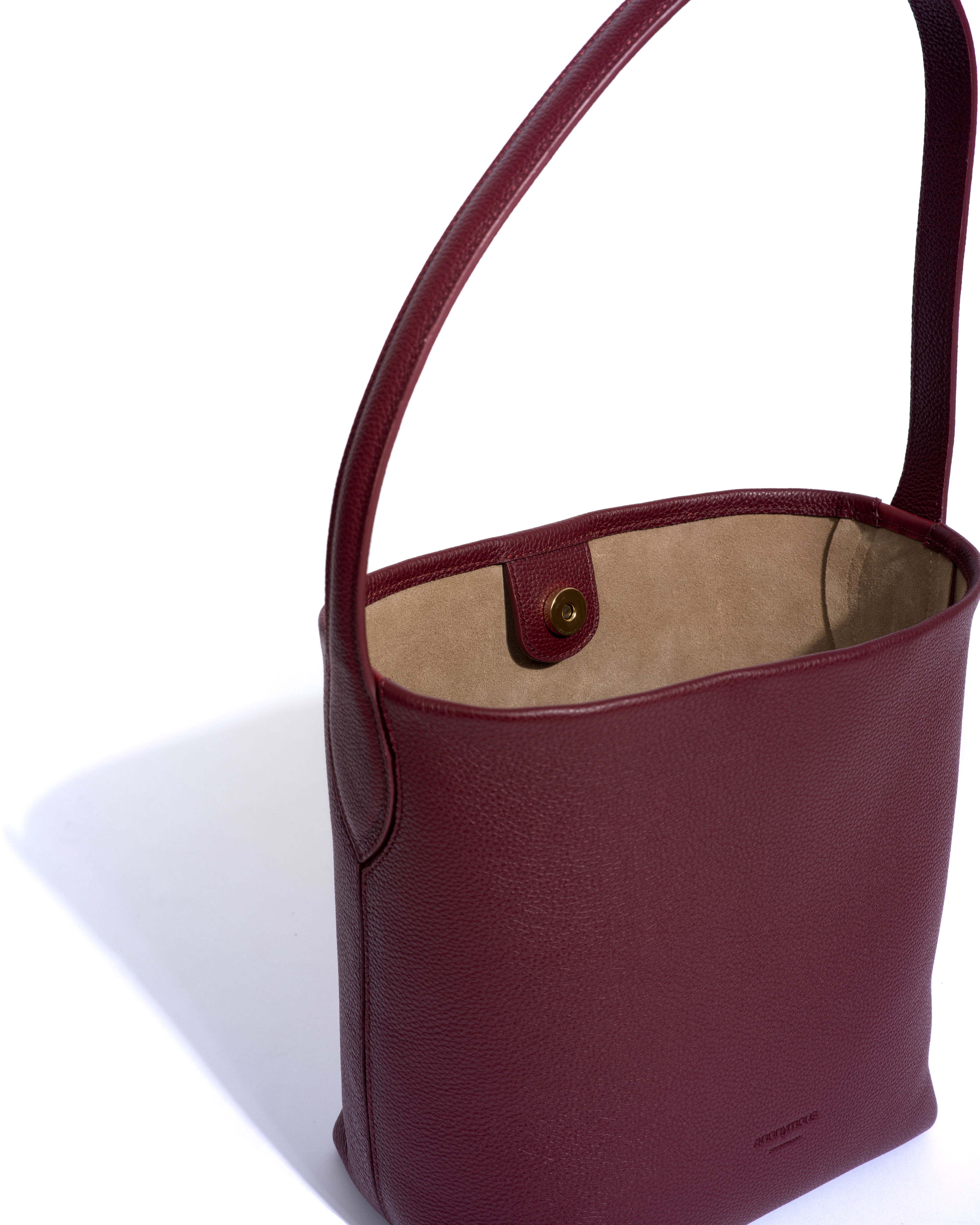 Versa petite bag Pebbled soft calf Pomegranate - Image 6