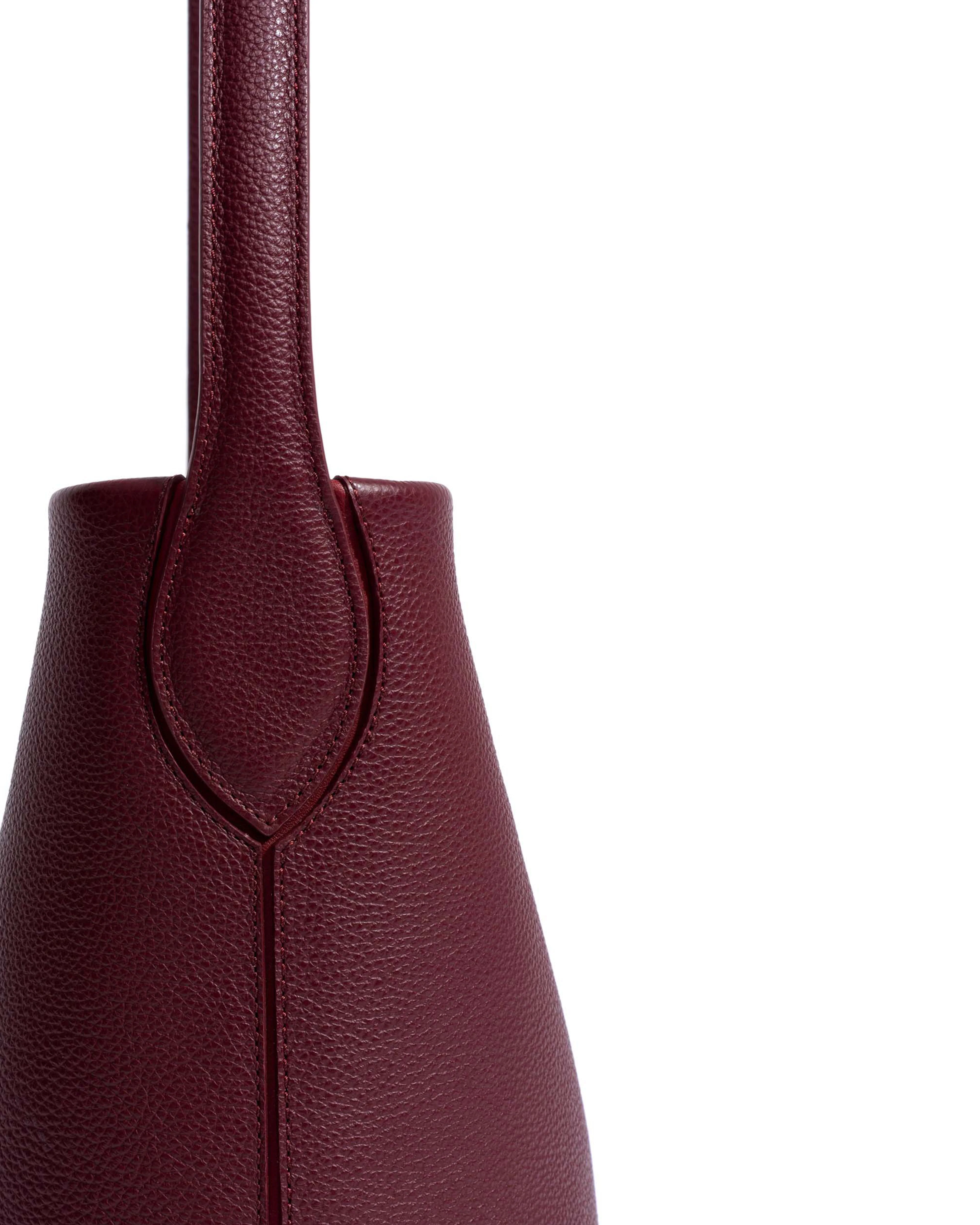 Versa petite bag Pebbled soft calf Pomegranate - Image 7