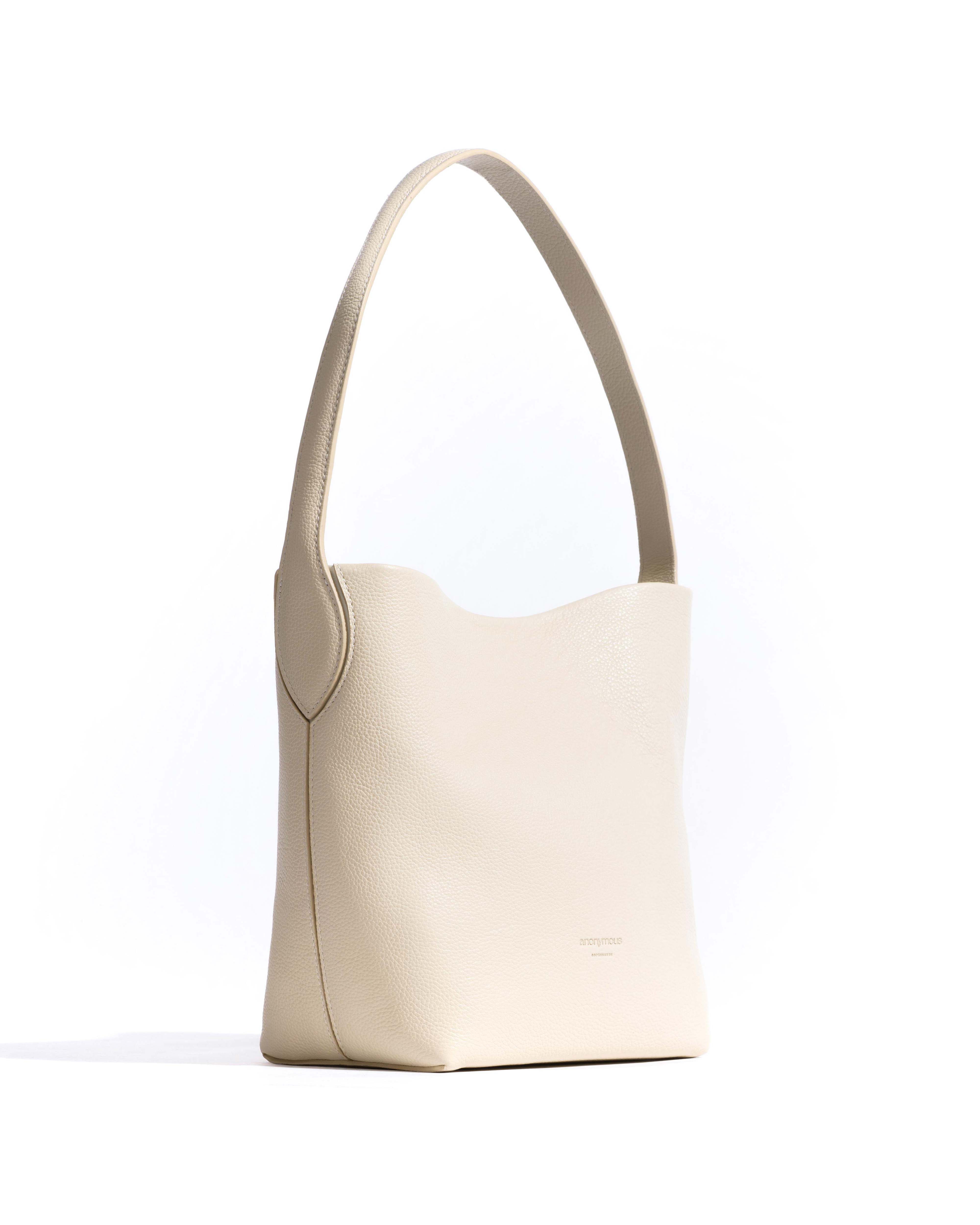 Versa petite bag Pebbled soft calf White sand - Image 2