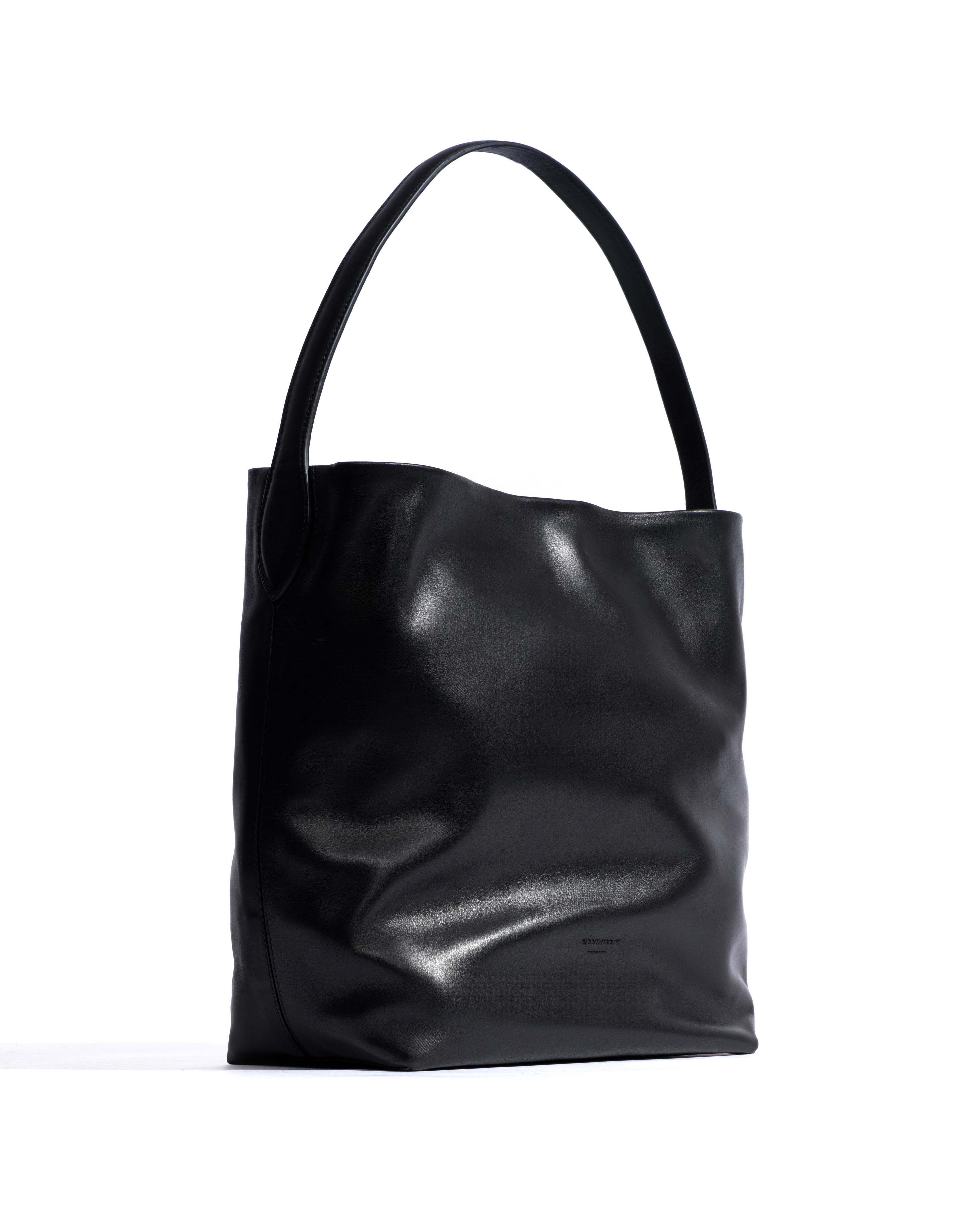 Versa slouchy everyday bag Soft calf Black - Image 2