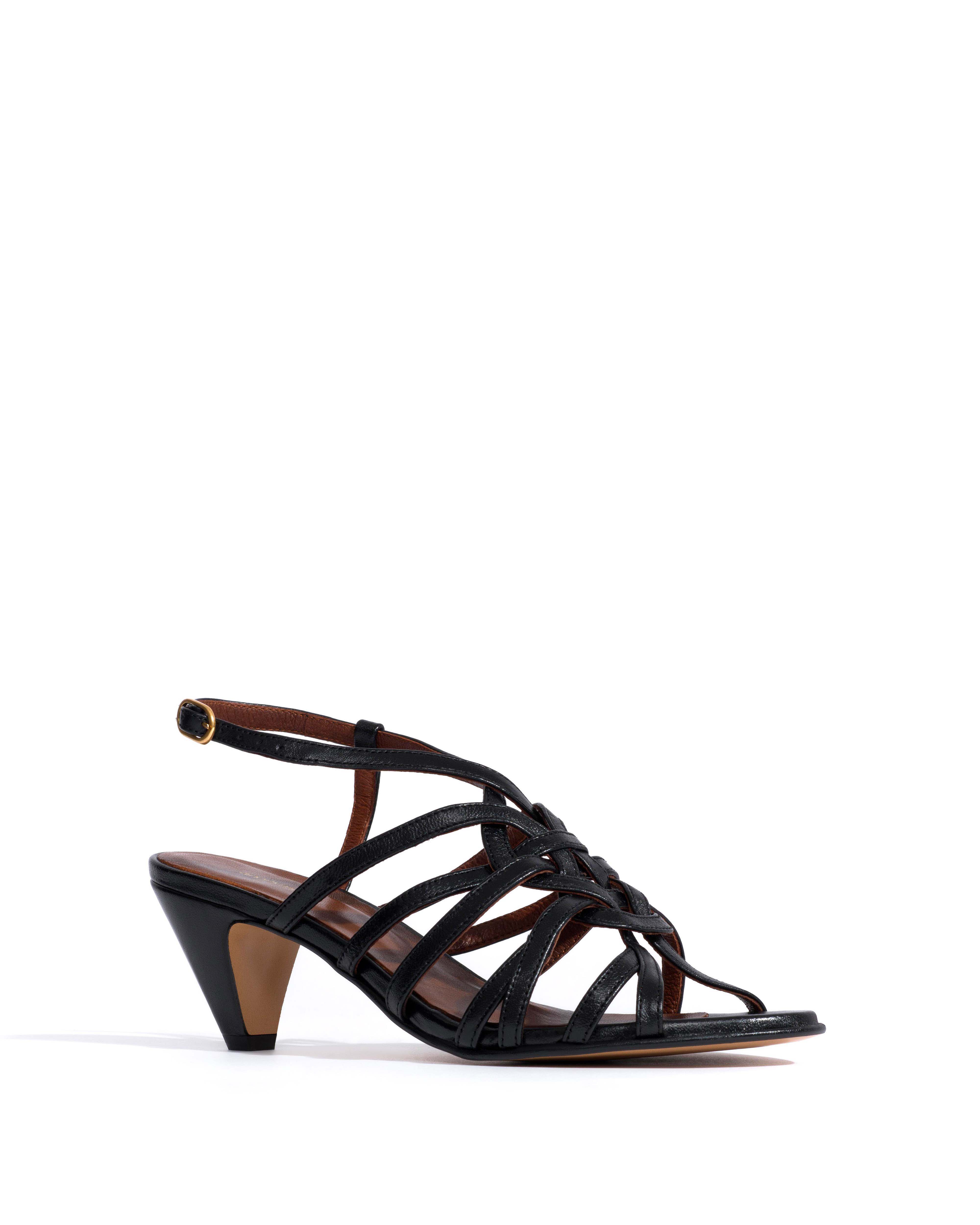 Vickey 50 stiletto Shiny lamb Black - Image 2
