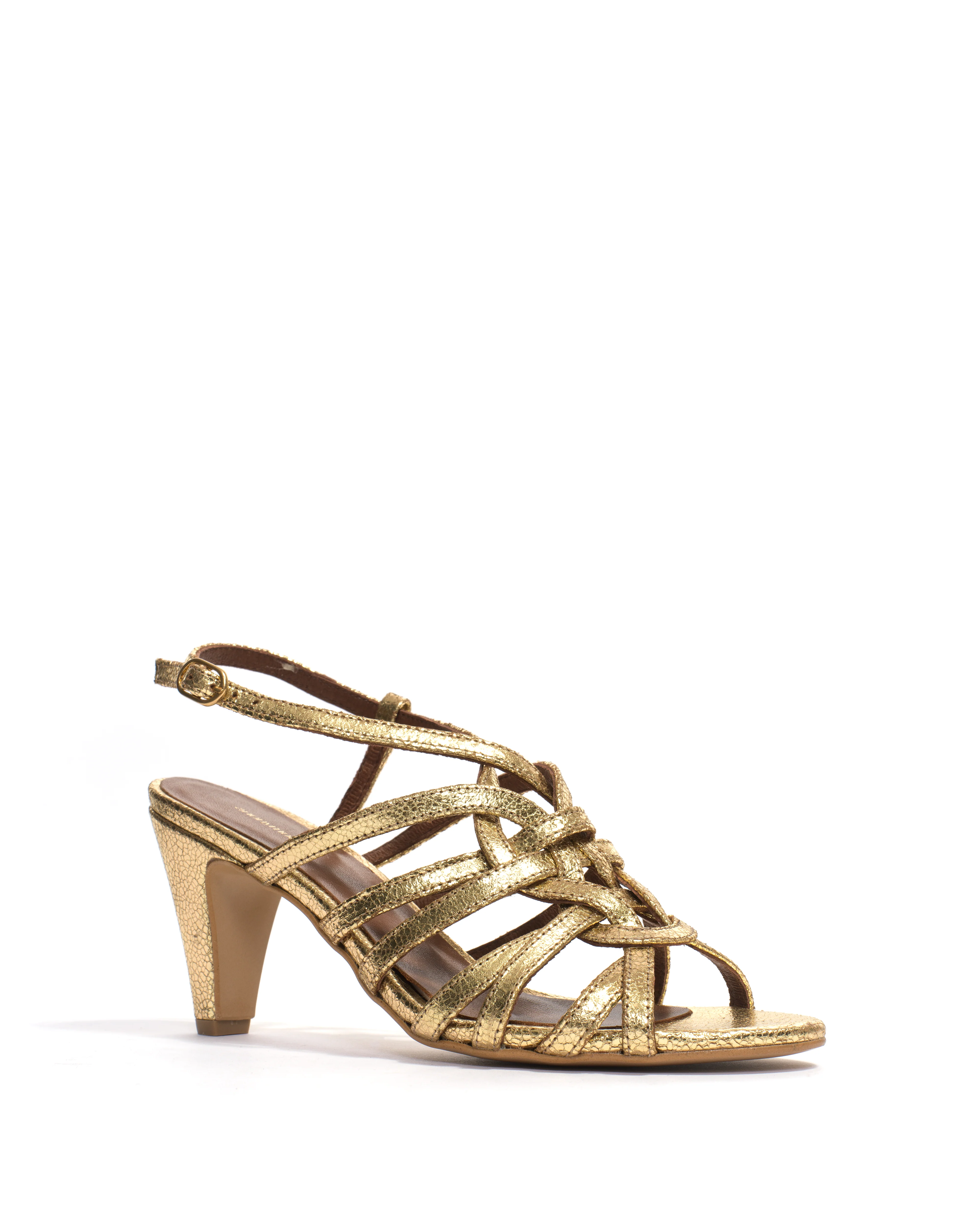 Vickey 75 Crackled metallic goat Gold - Image 2