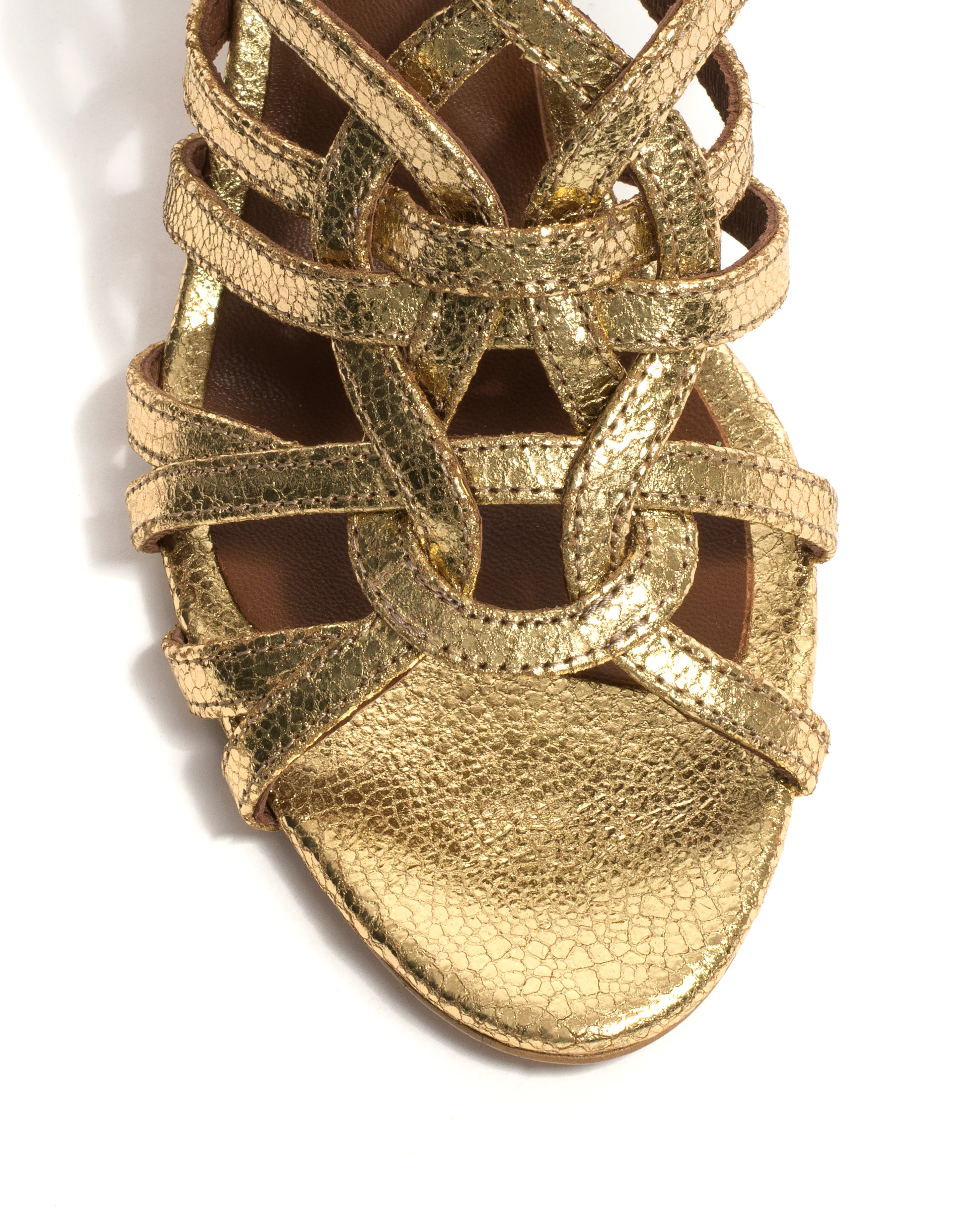 Vickey 75 Crackled metallic goat Gold - Image 5