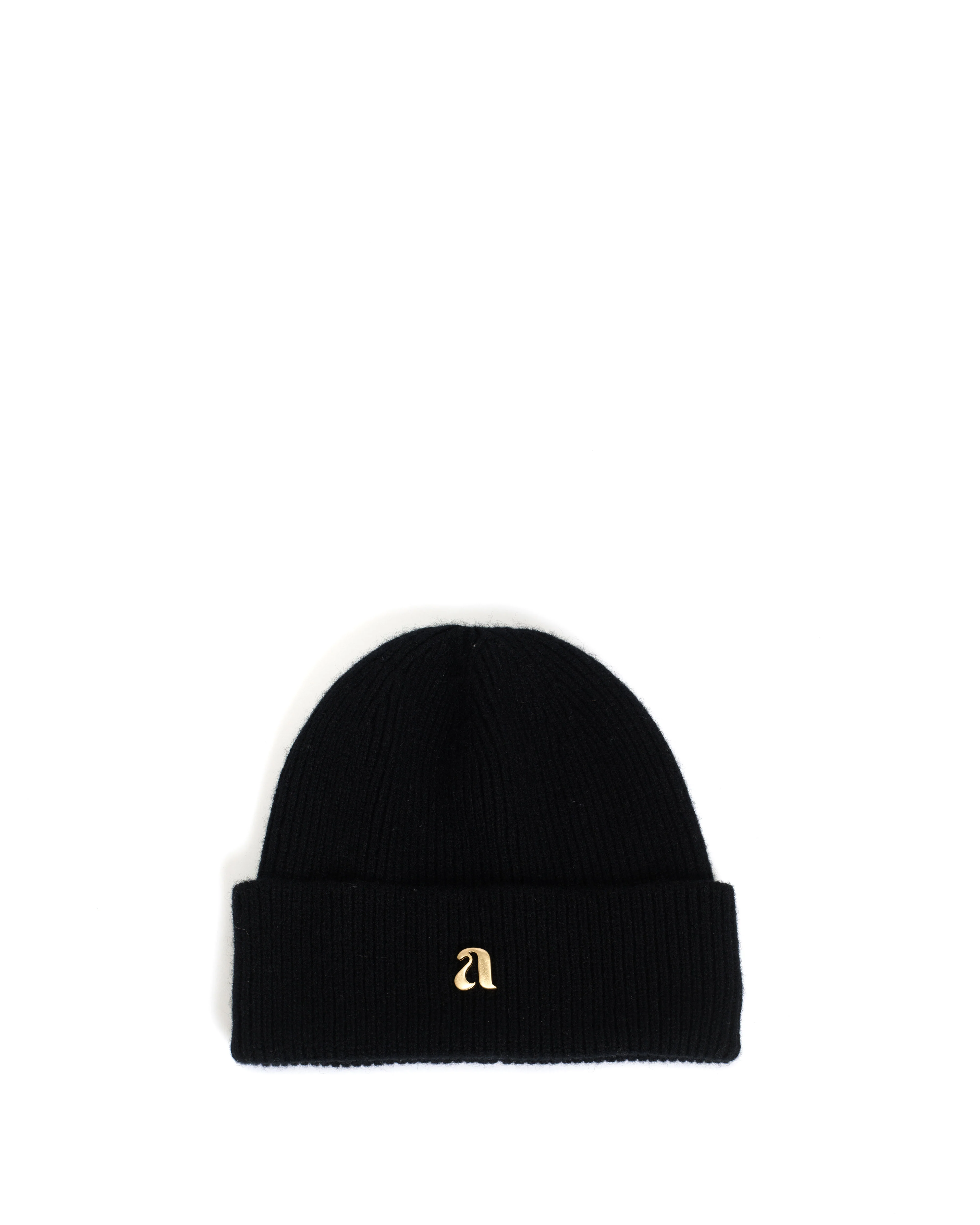 Vinni beanie 100% cashmere Black - Image 2