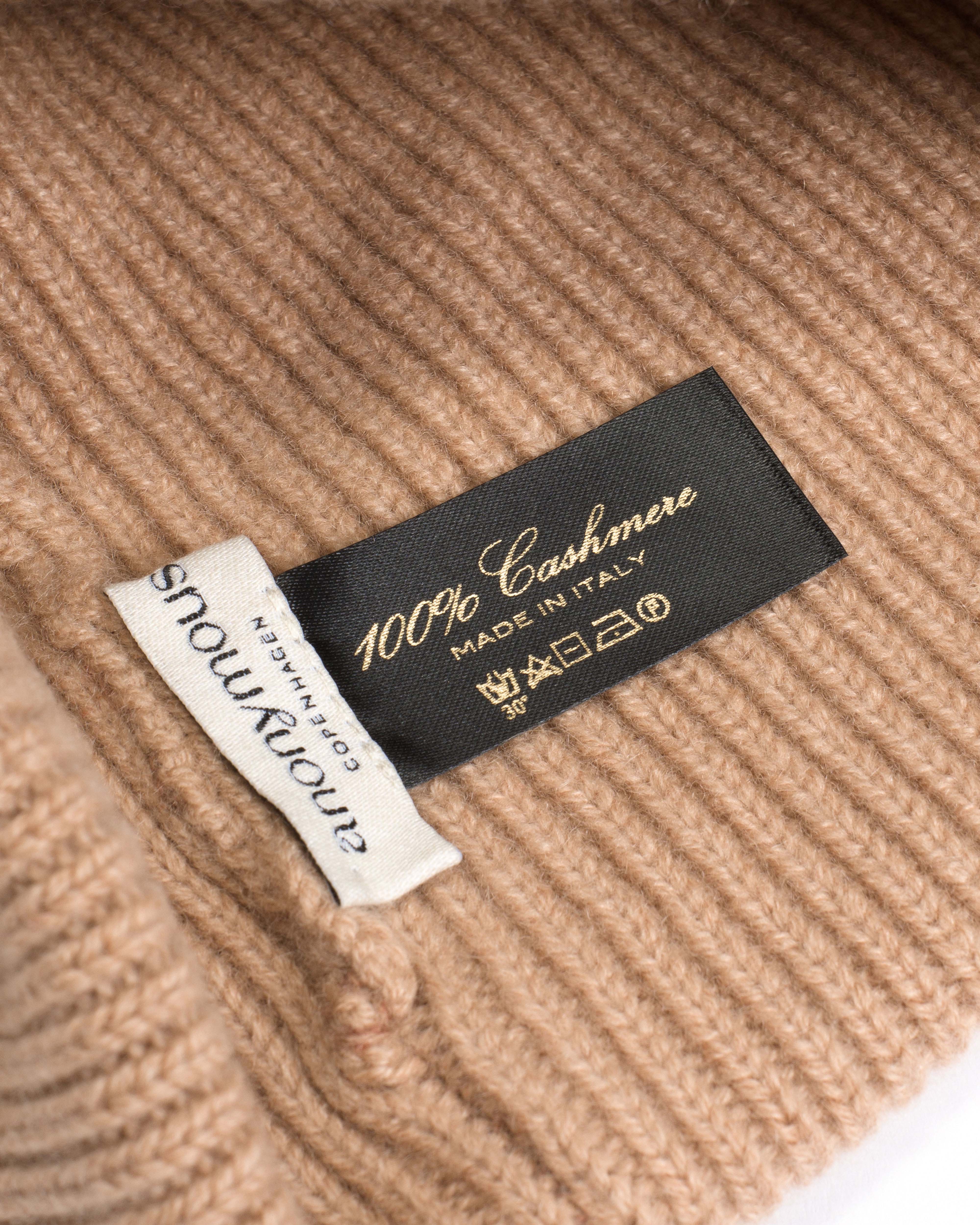 Vinni beanie 100% cashmere Caramel - Image 4