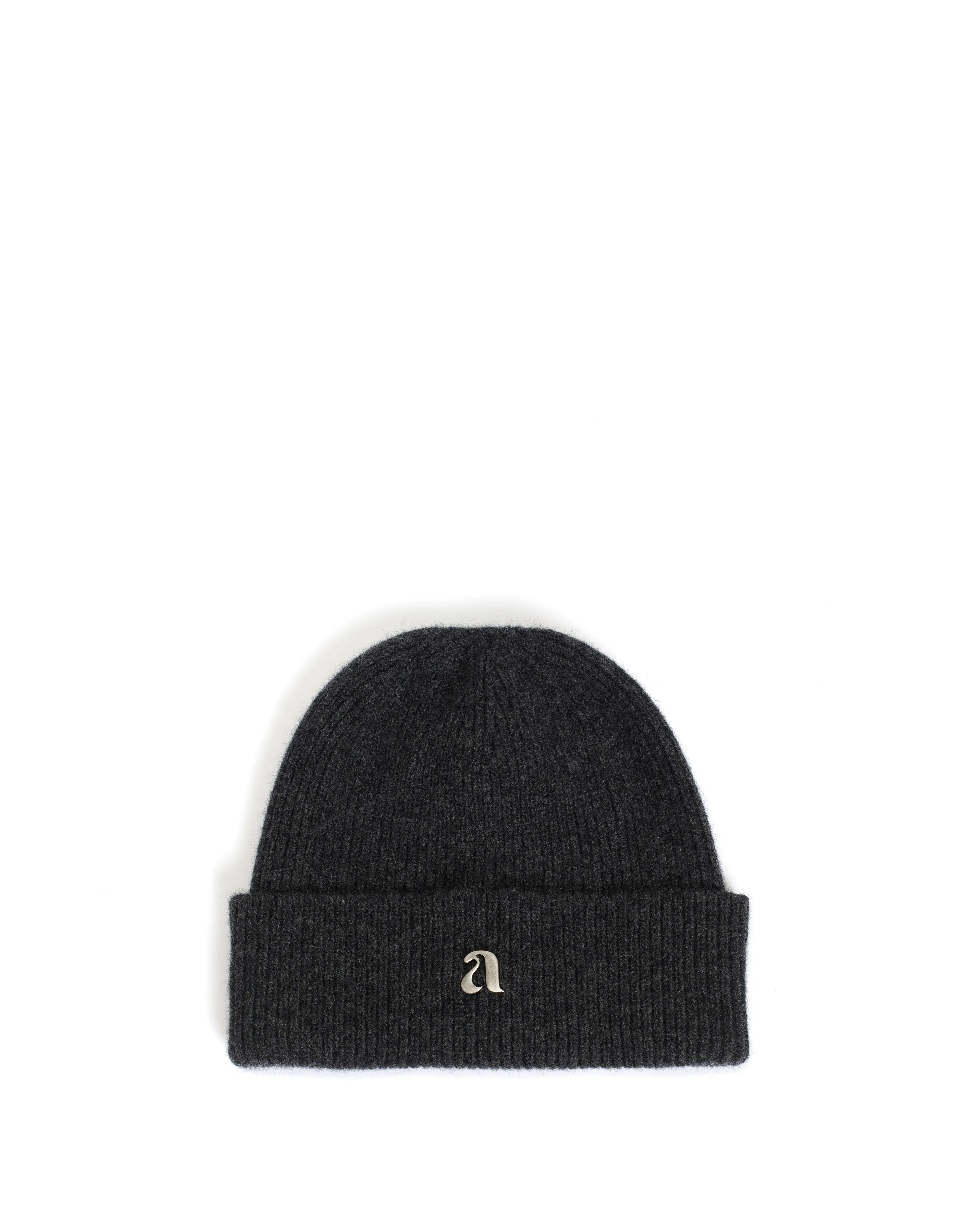 Vinni beanie 100% cashmere Dark grey - Image 2