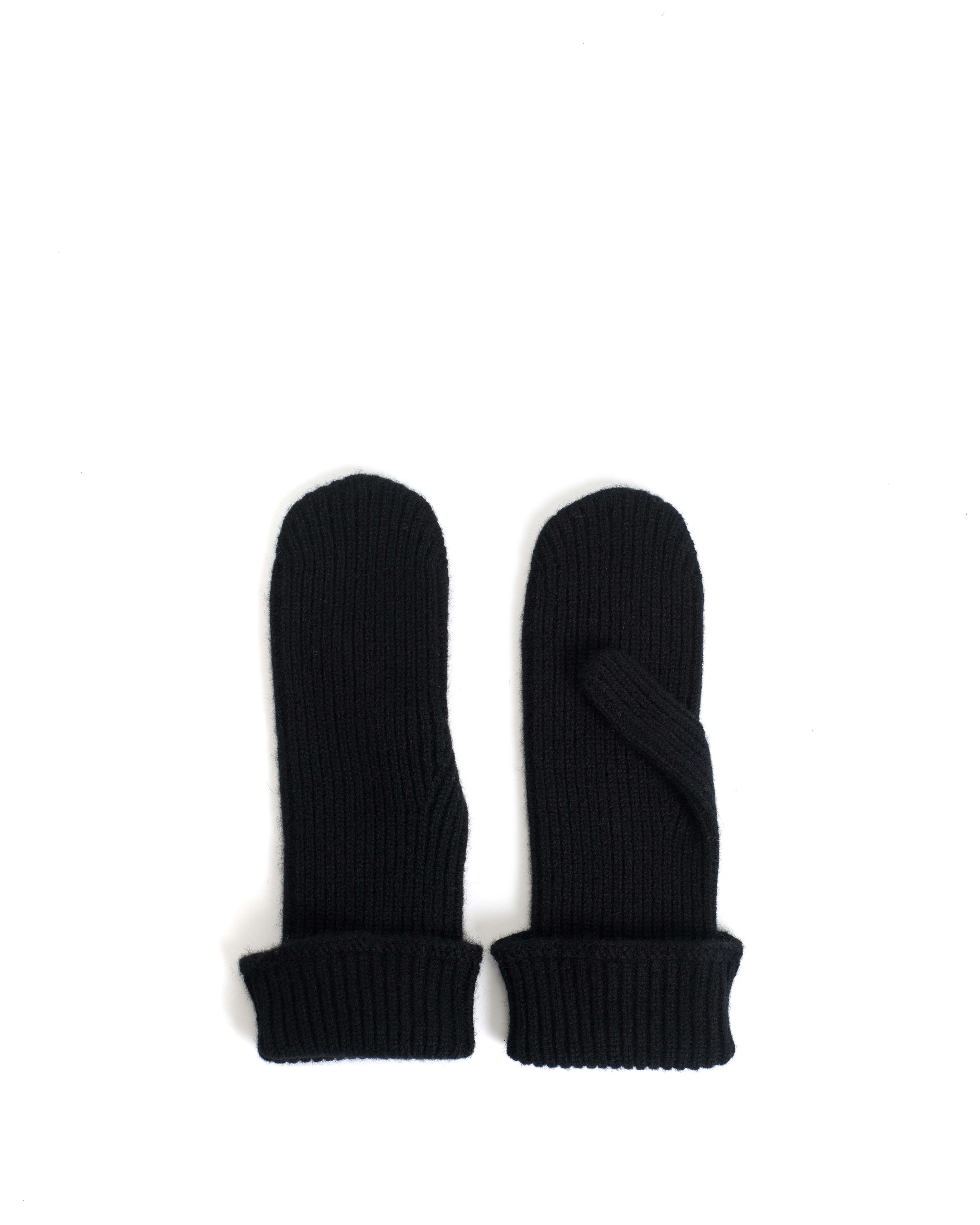Vinni mitten 100% cashmere Black - Image 2