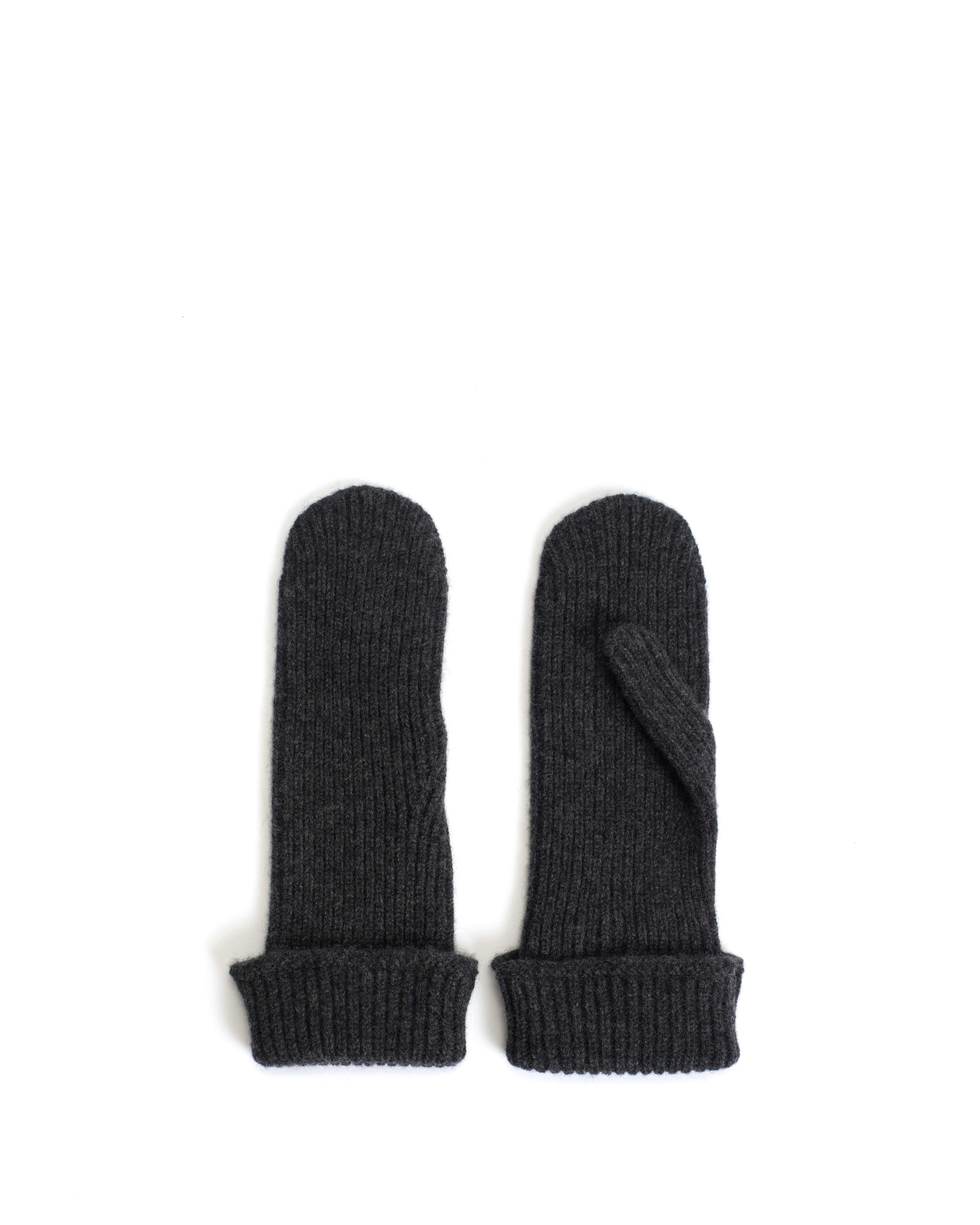 Vinni mitten 100% cashmere Dark grey - Image 2
