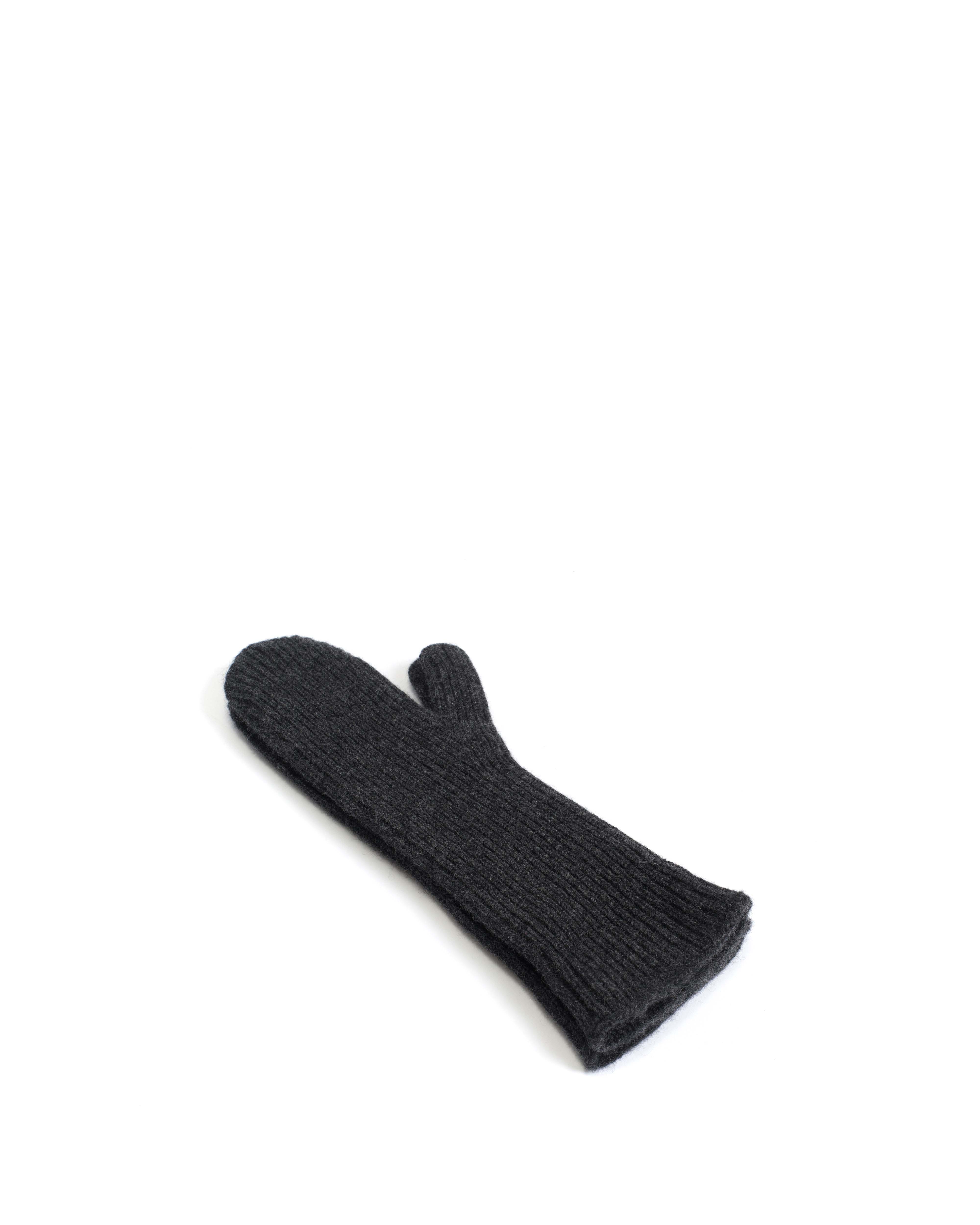 Vinni mitten 100% cashmere Dark grey - Image 3