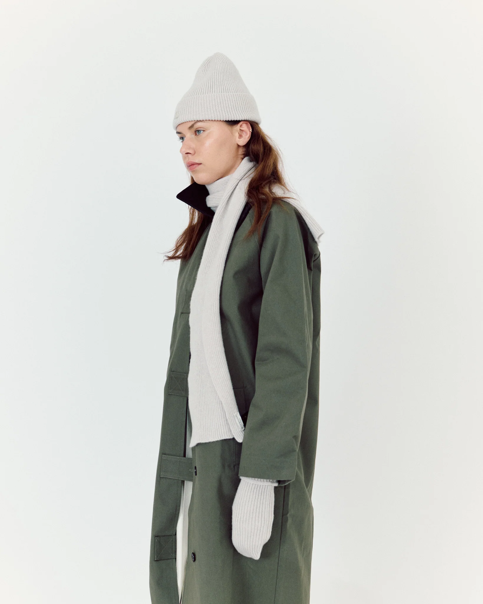 Vinni mitten 100% cashmere Ivory - Image 3