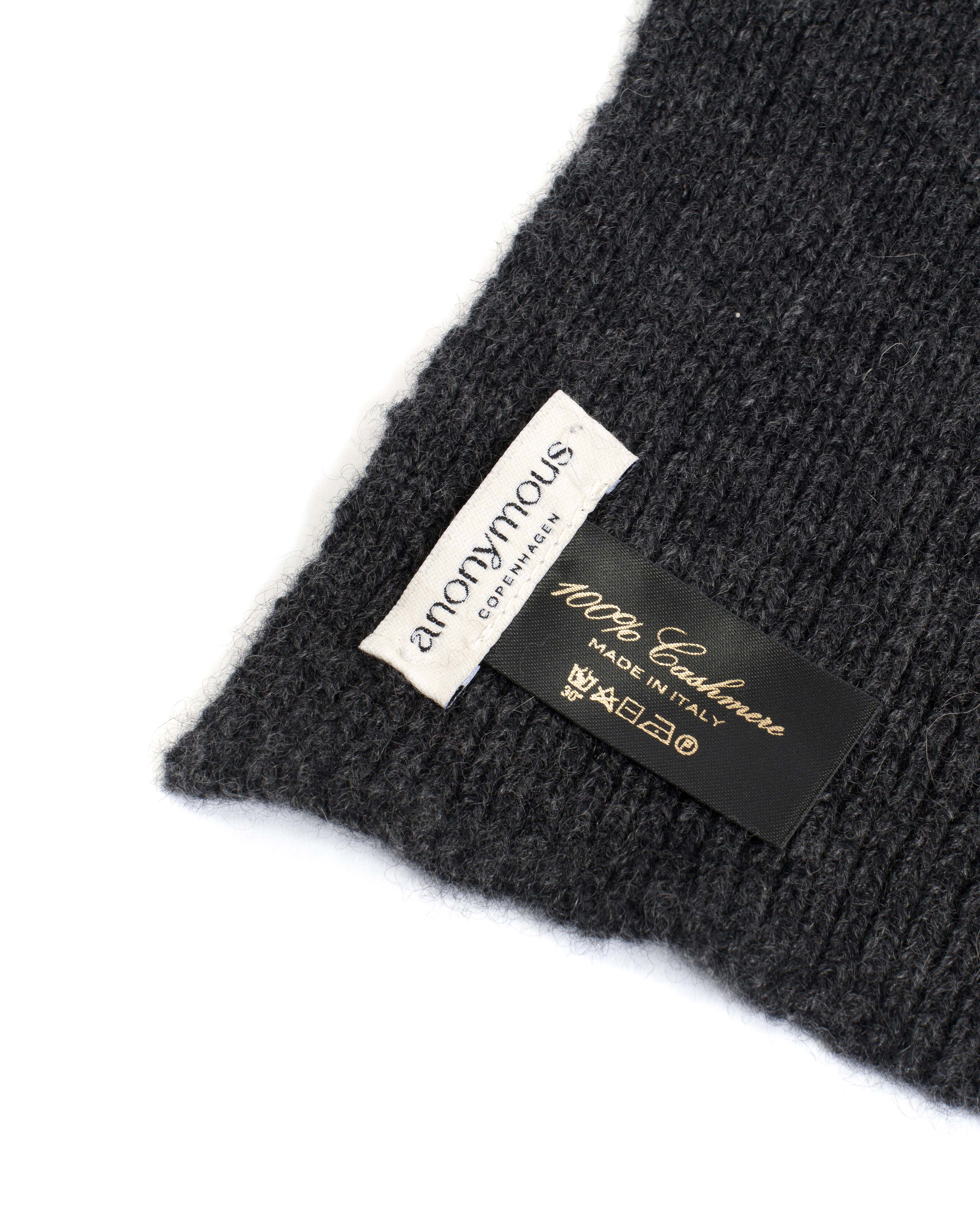 Vinni scarf 100% cashmere Dark grey - Image 4