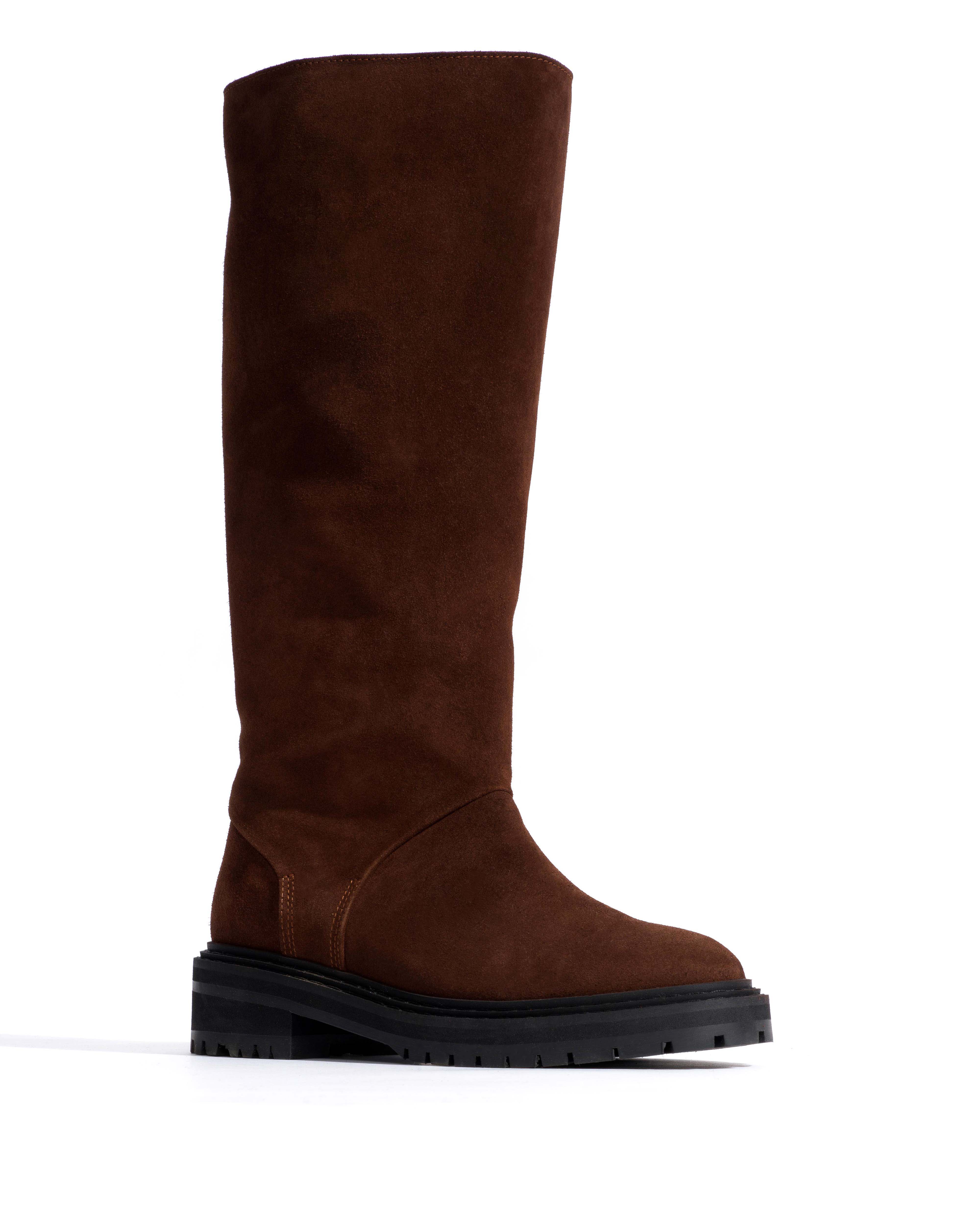 Vivian Calf suede Chocolate - Image 2
