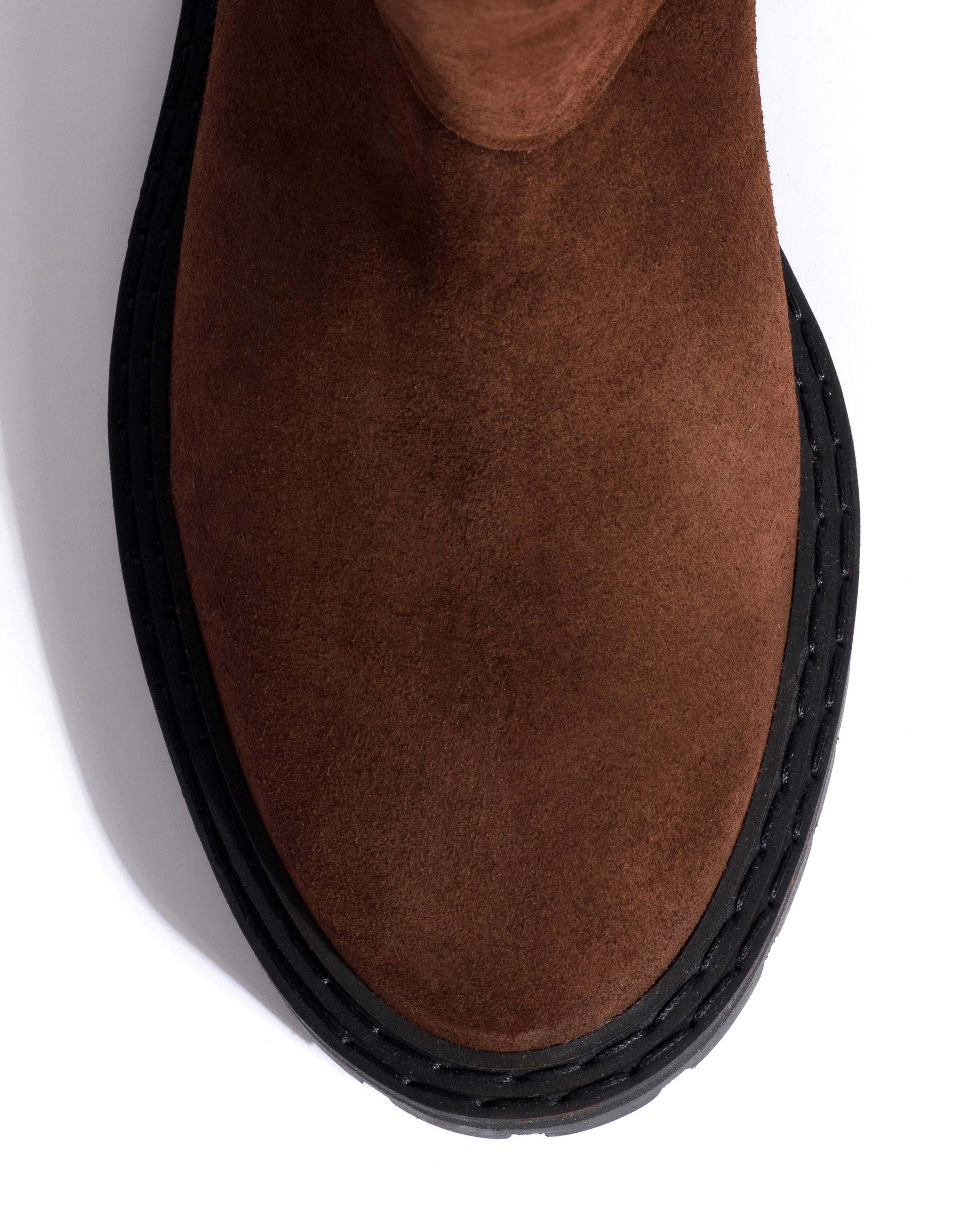 Vivian Calf suede Chocolate - Image 5