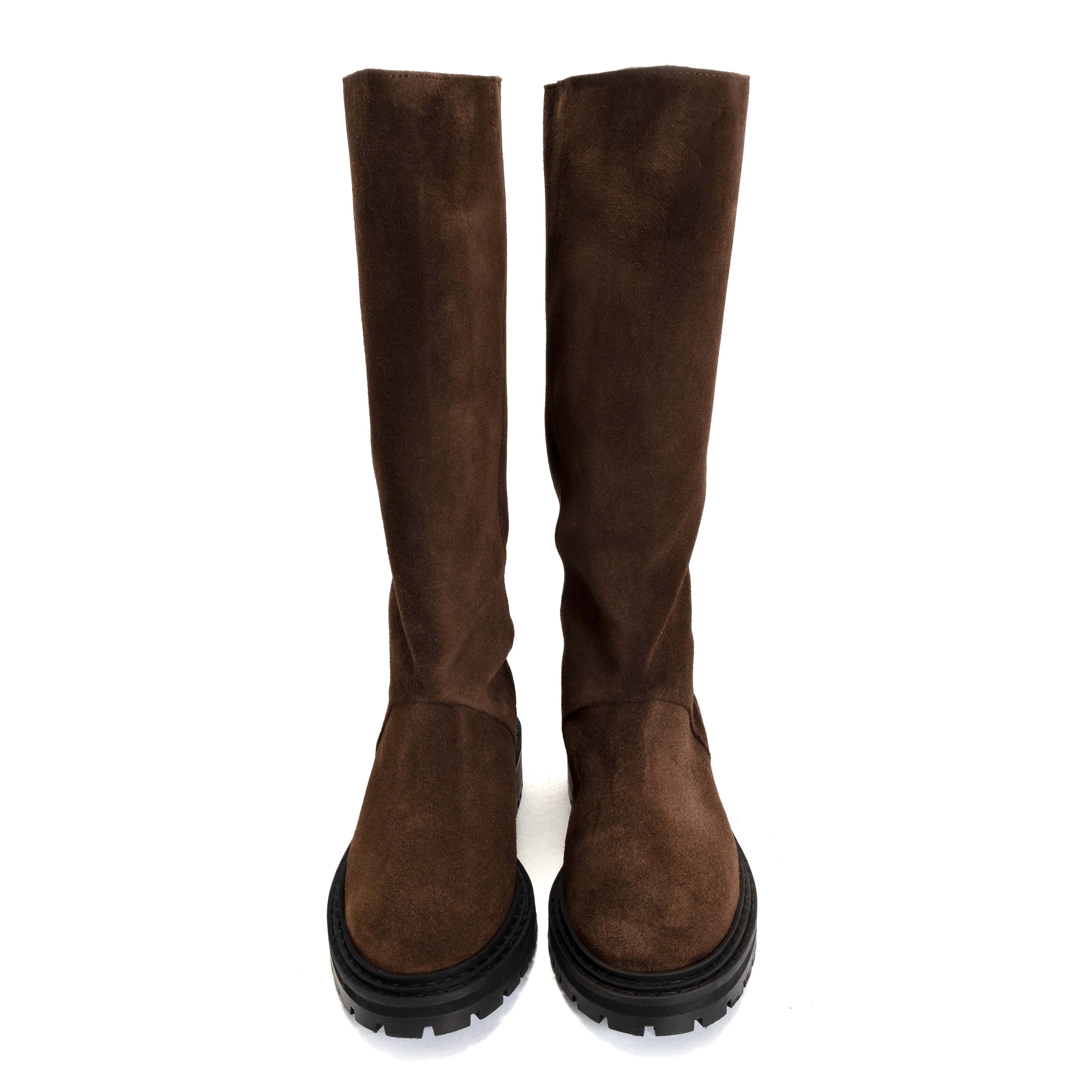 Vivian Calf Suede Coffee Brown - Image 4