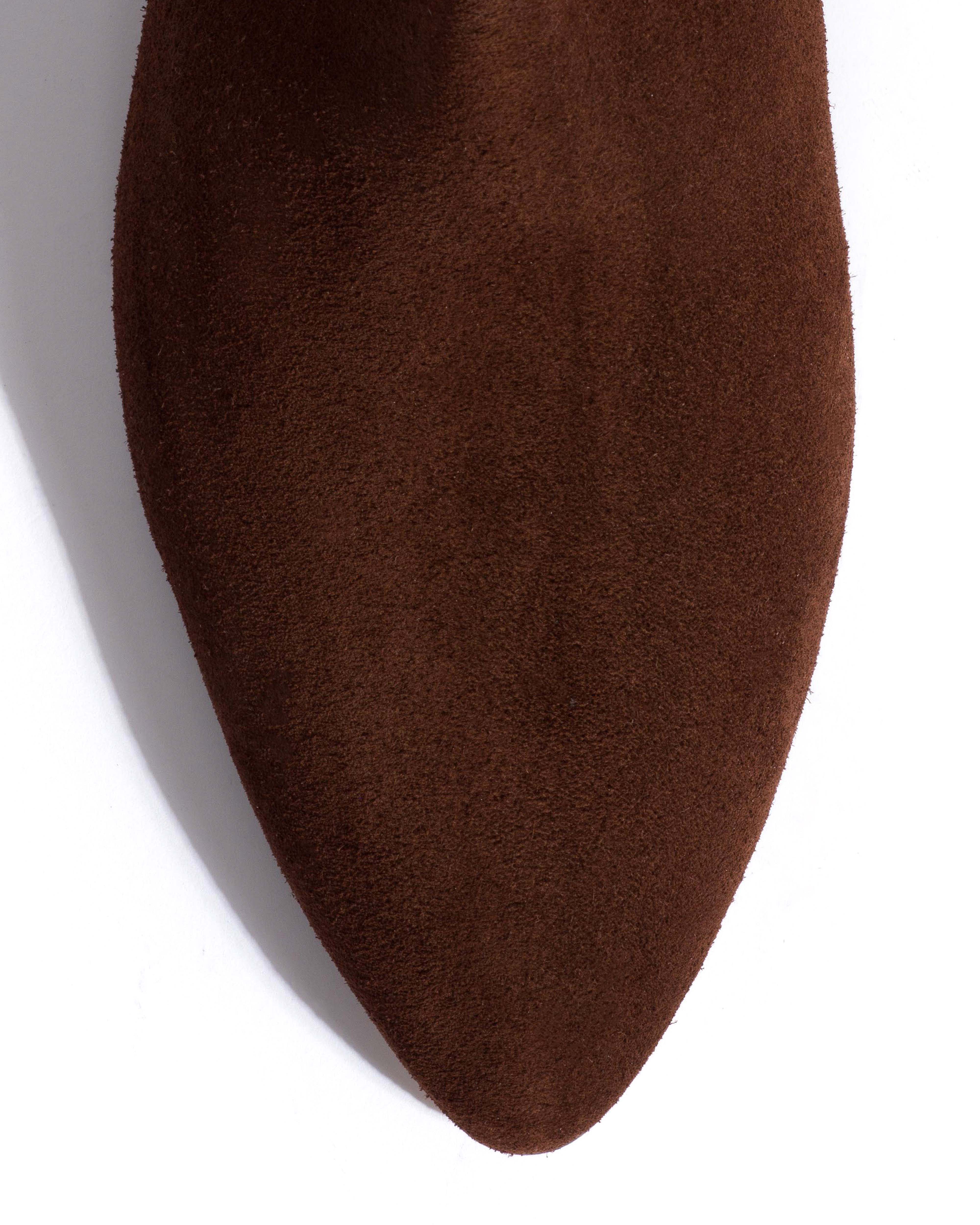 Vully 20 Calf suede Chocolate - Image 5