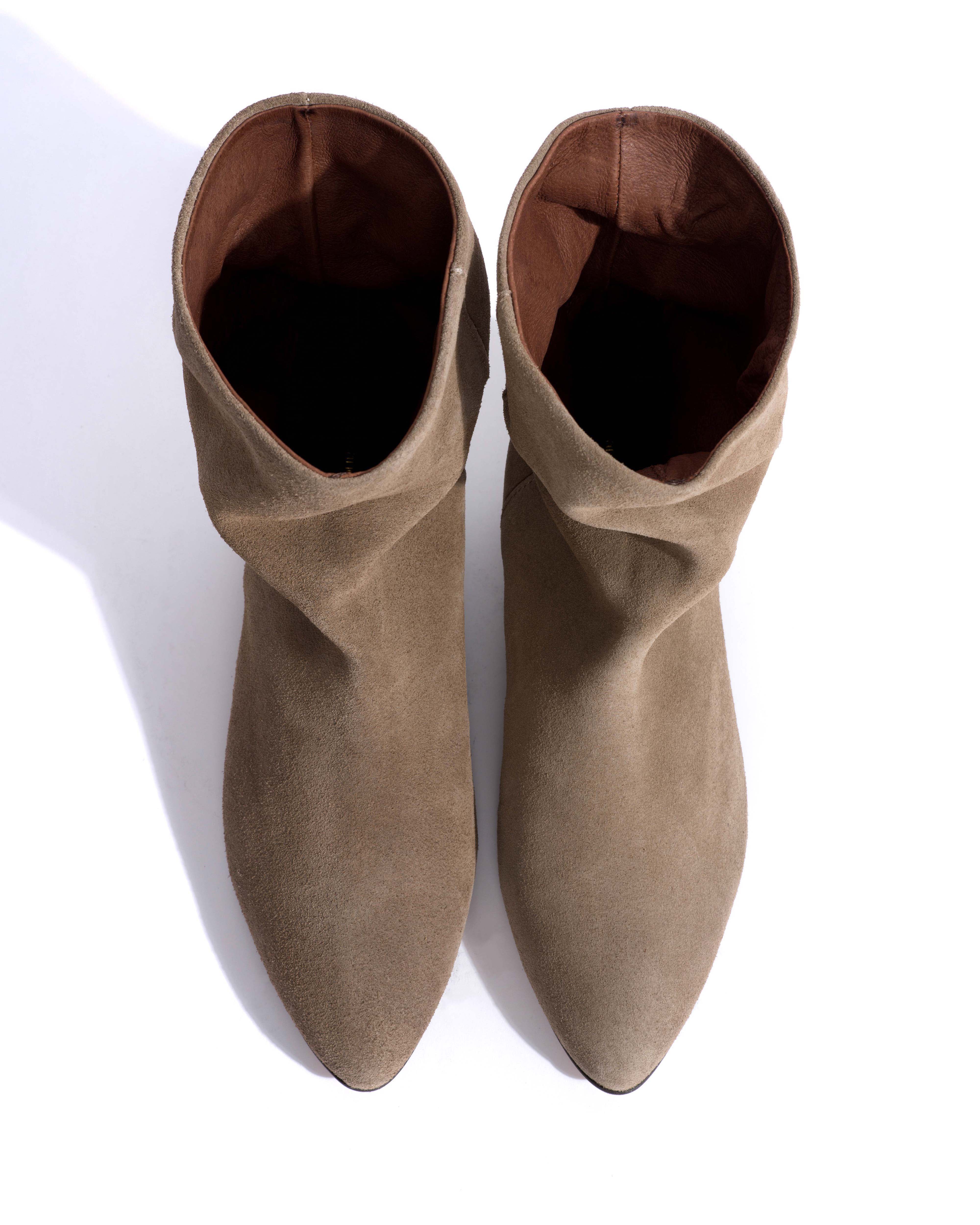 Vully 20 Calf suede Mushroom - Image 4