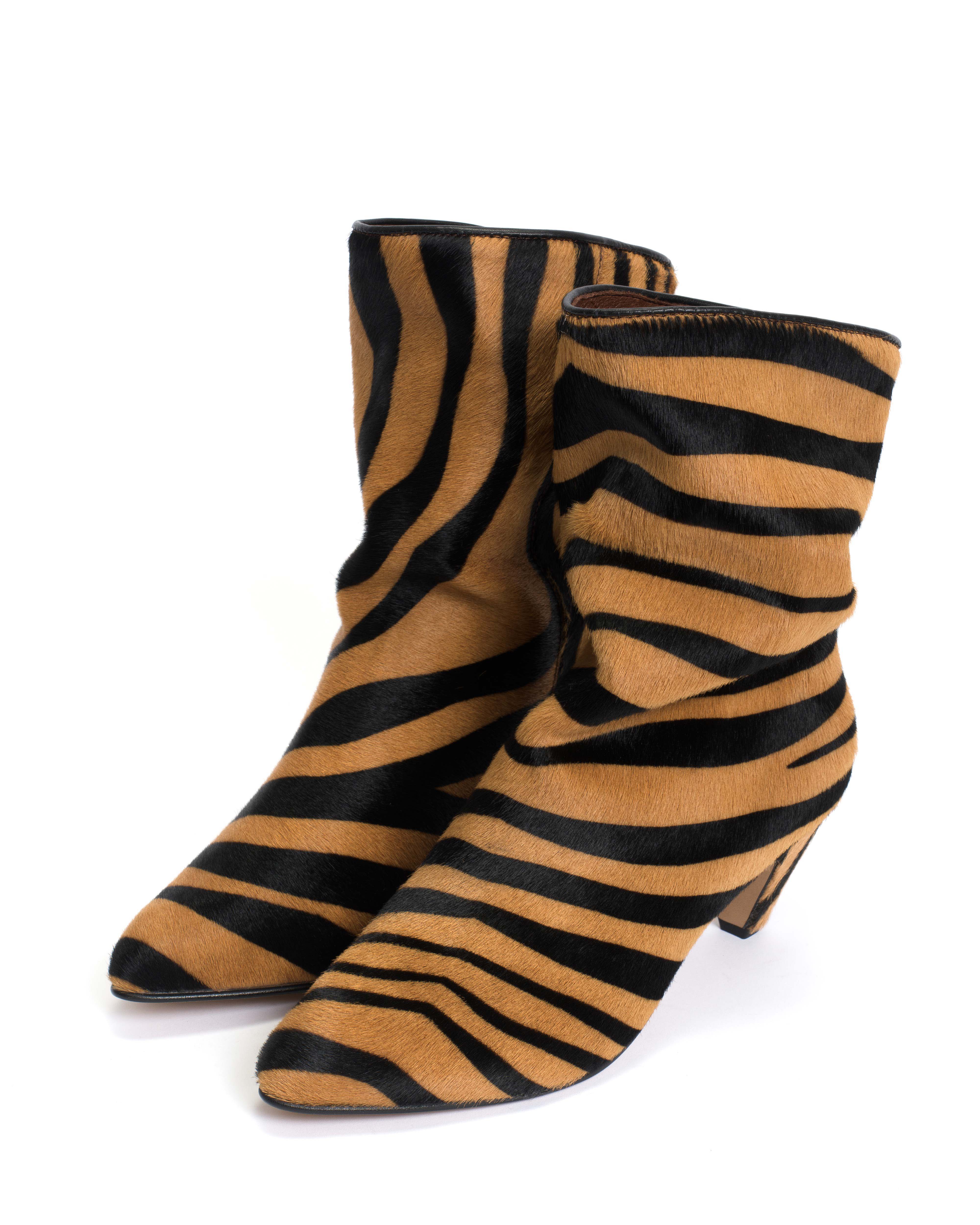 Vully 50 stiletto Calf hair Tiger - Image 2