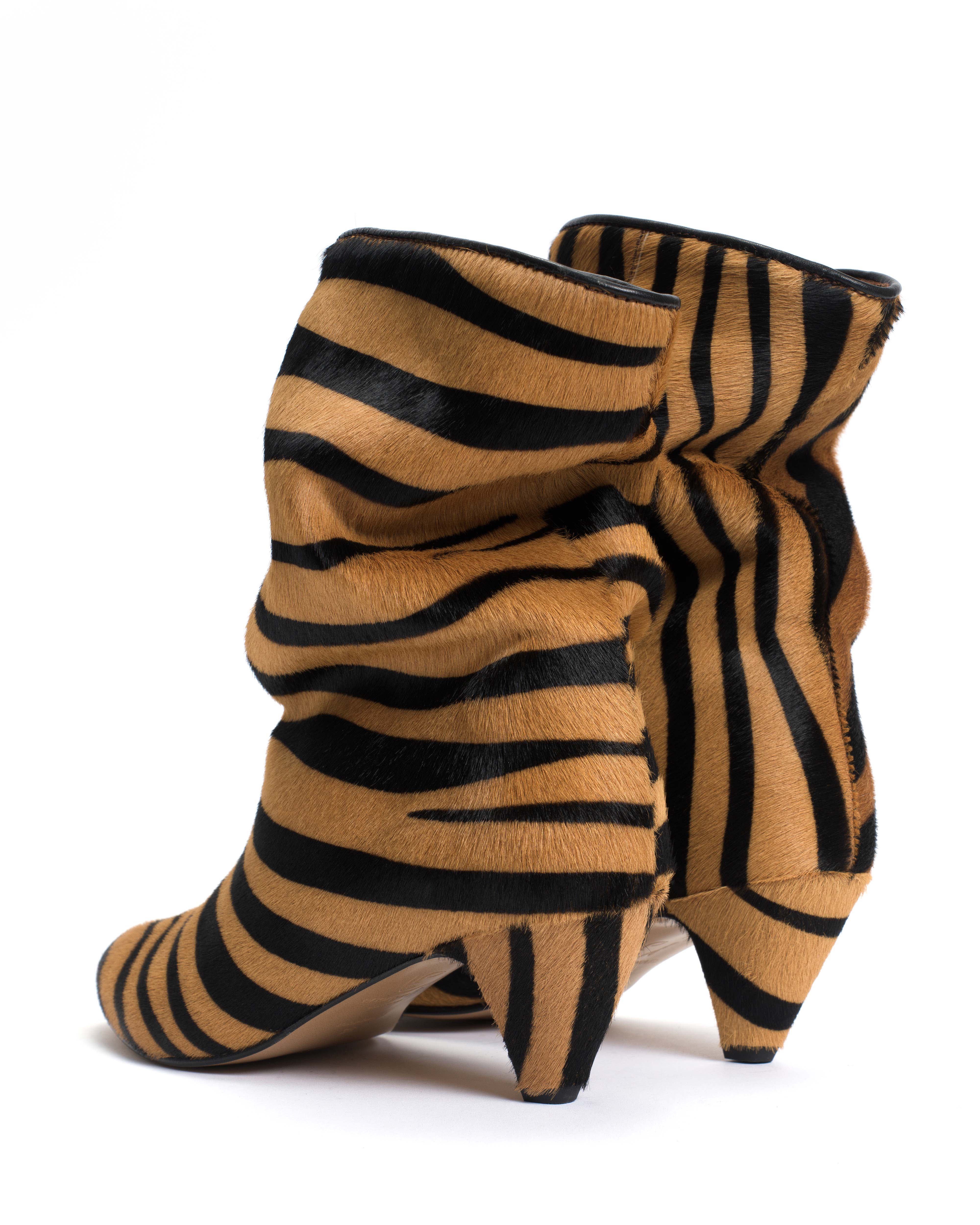 Vully 50 stiletto Calf hair Tiger - Image 4