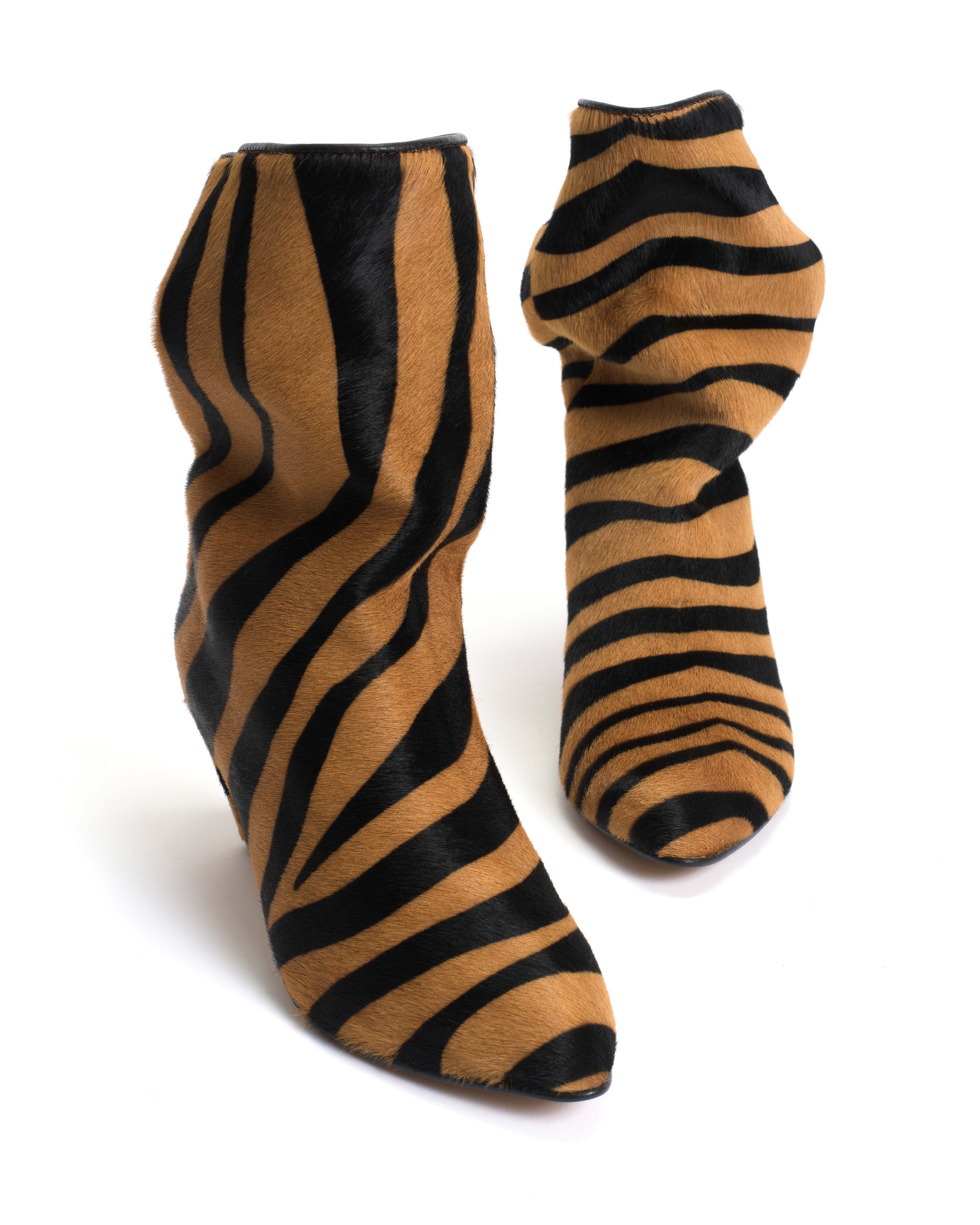 Vully 50 stiletto Calf hair Tiger - Image 5