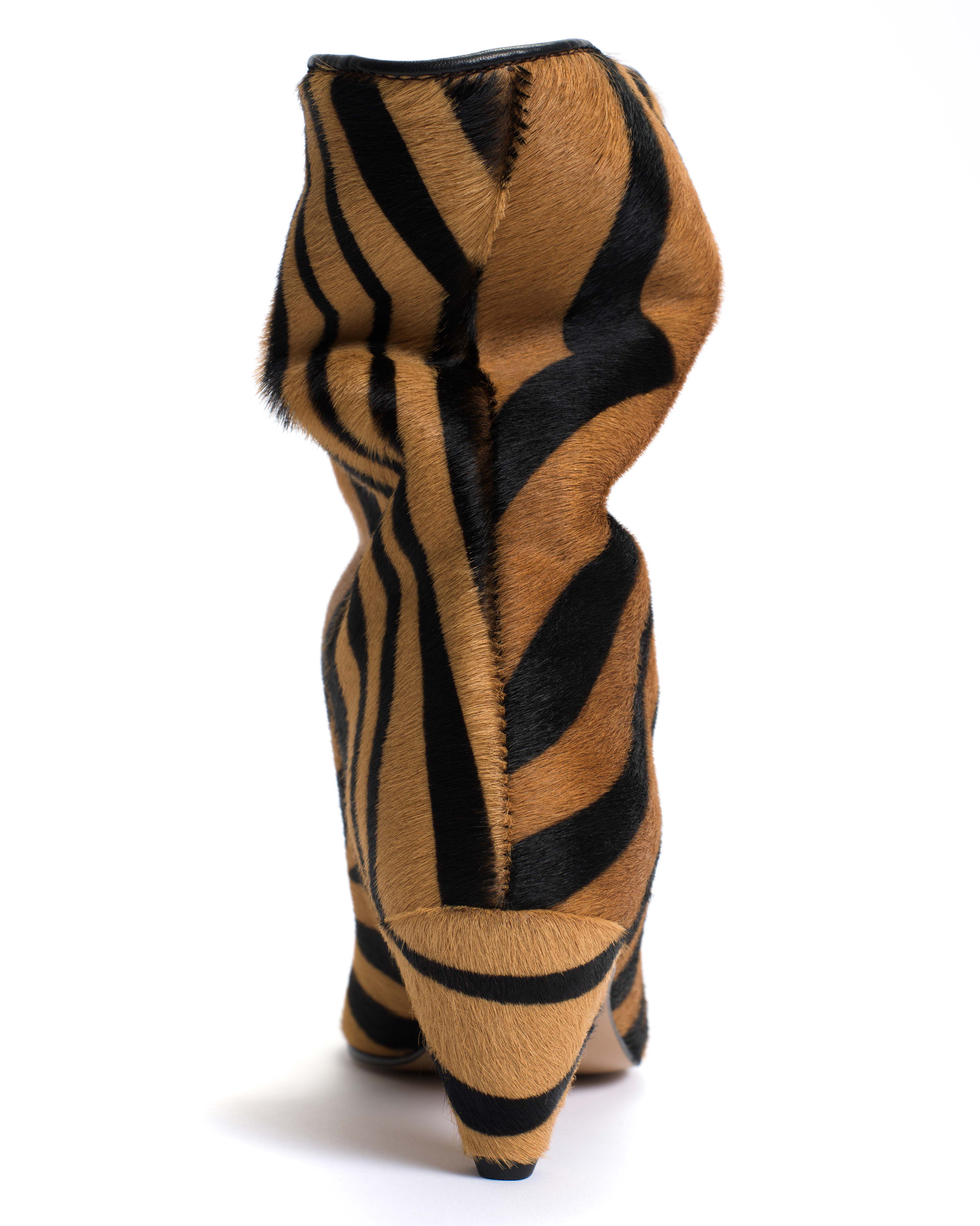 Vully 50 stiletto Calf hair Tiger - Image 8