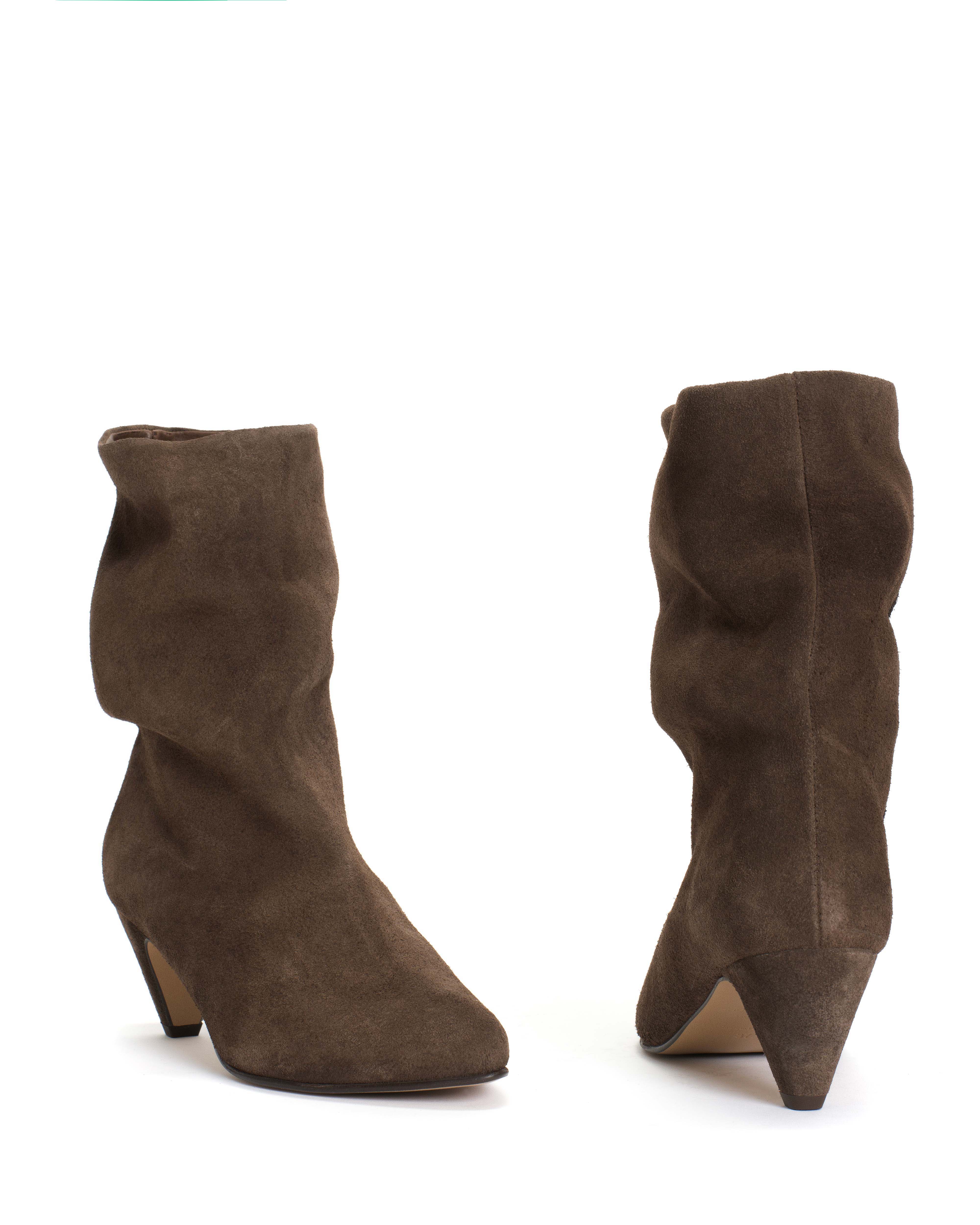 Vully 50 stiletto Calf suede Coffee brown - Image 5