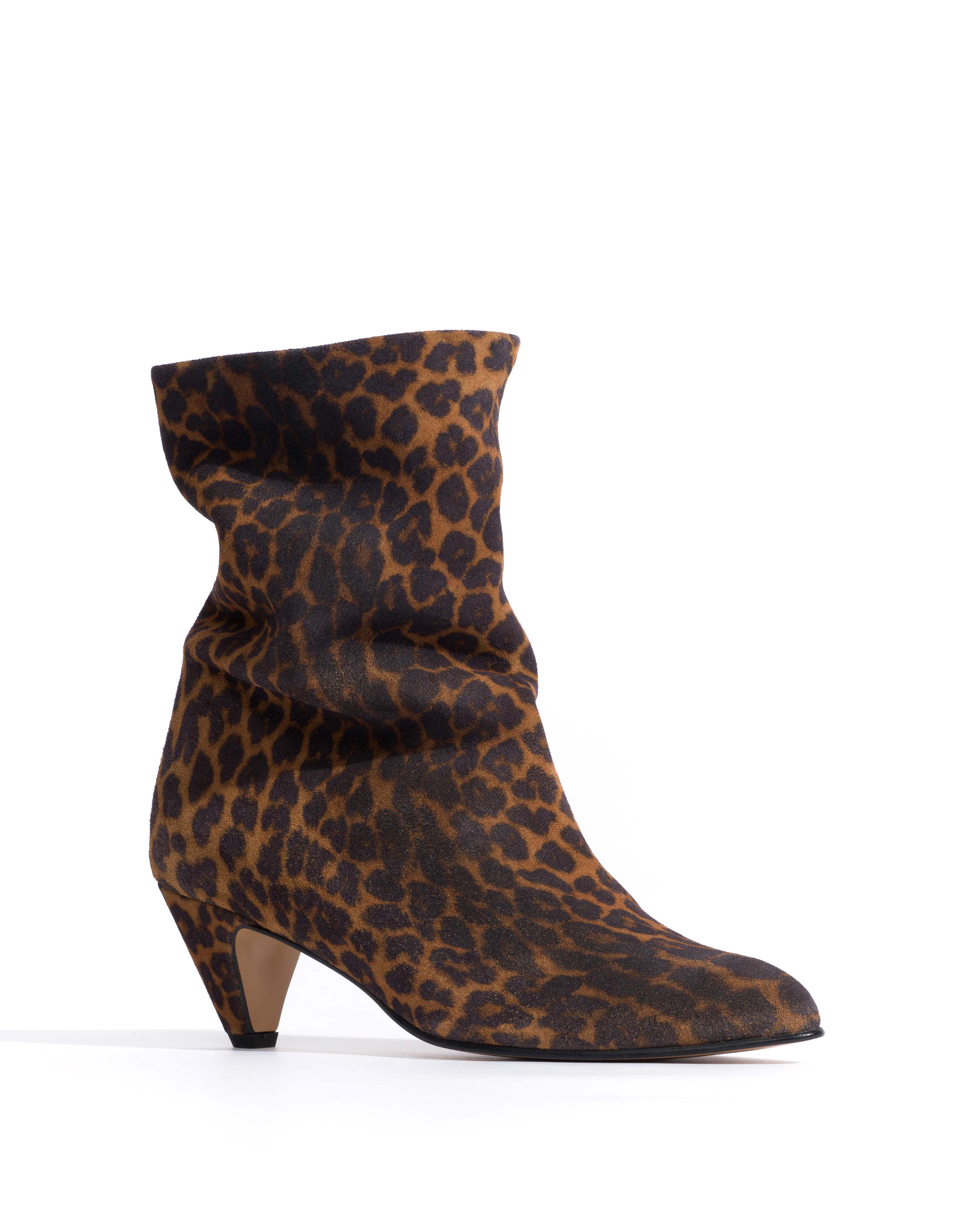 Vully 50 stiletto Calf suede print Leopard - Image 2