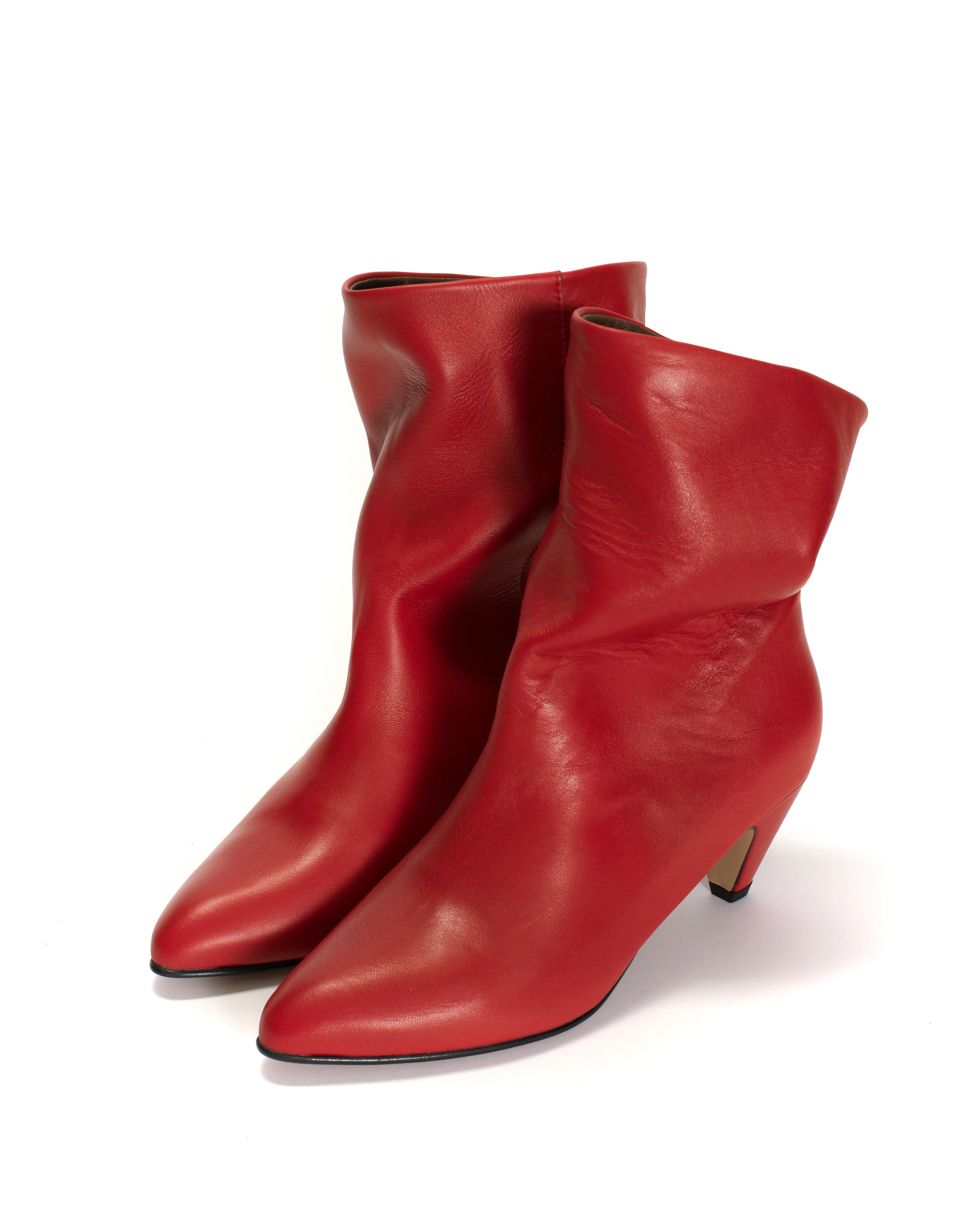 Vully 50 stiletto Soft calf Ruby red - Image 2