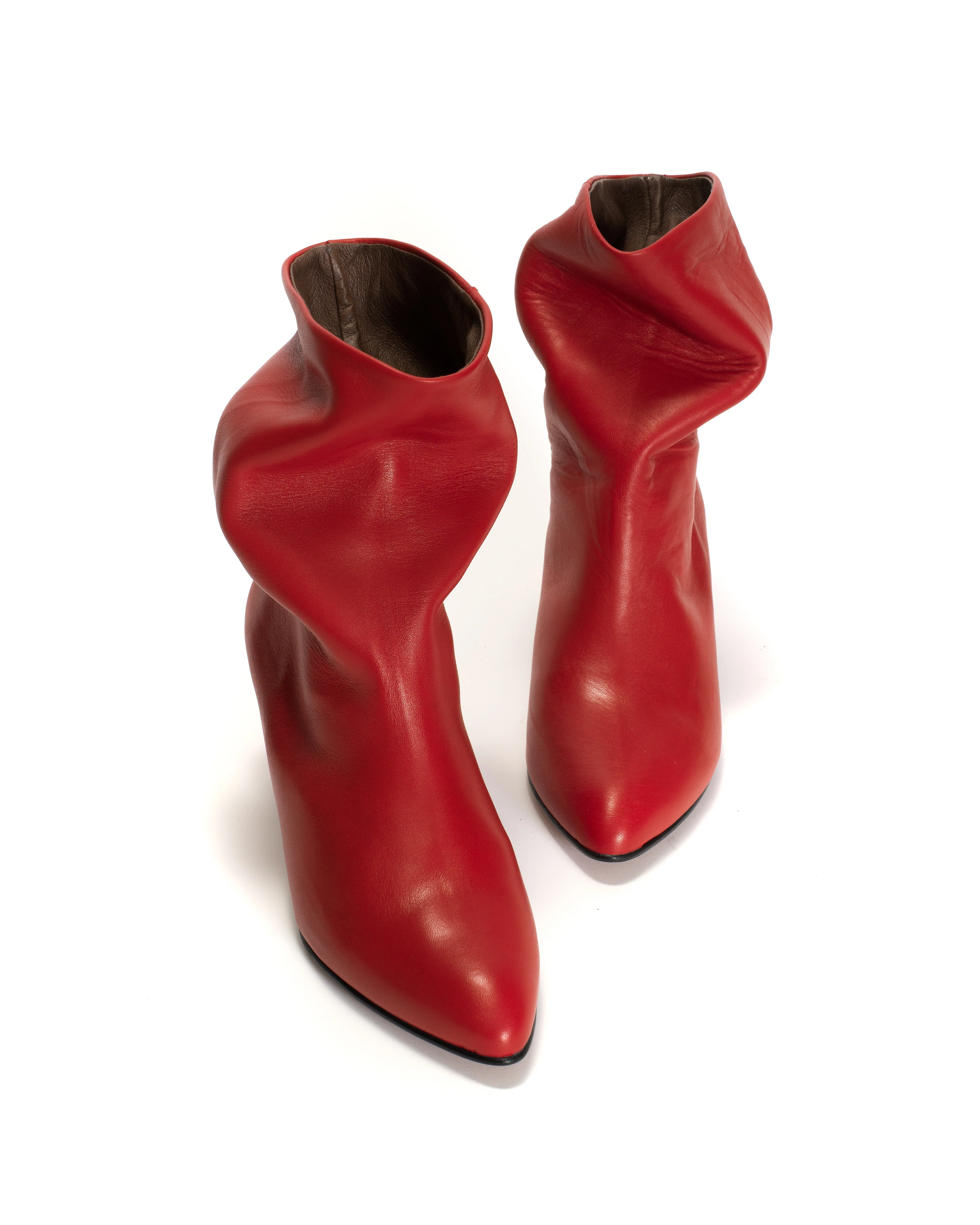 Vully 50 stiletto Soft calf Ruby red - Image 4