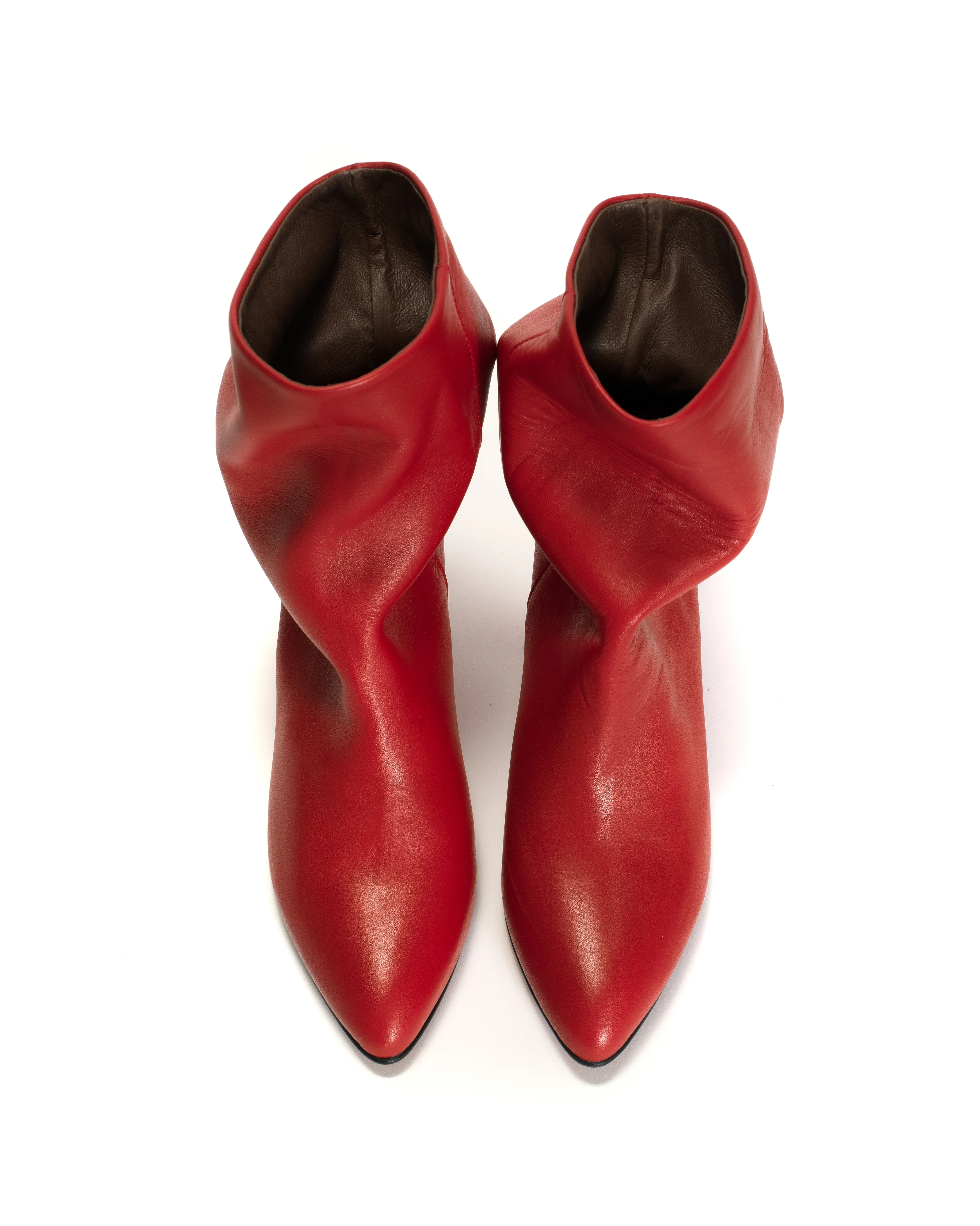 Vully 50 stiletto Soft calf Ruby red - Image 5