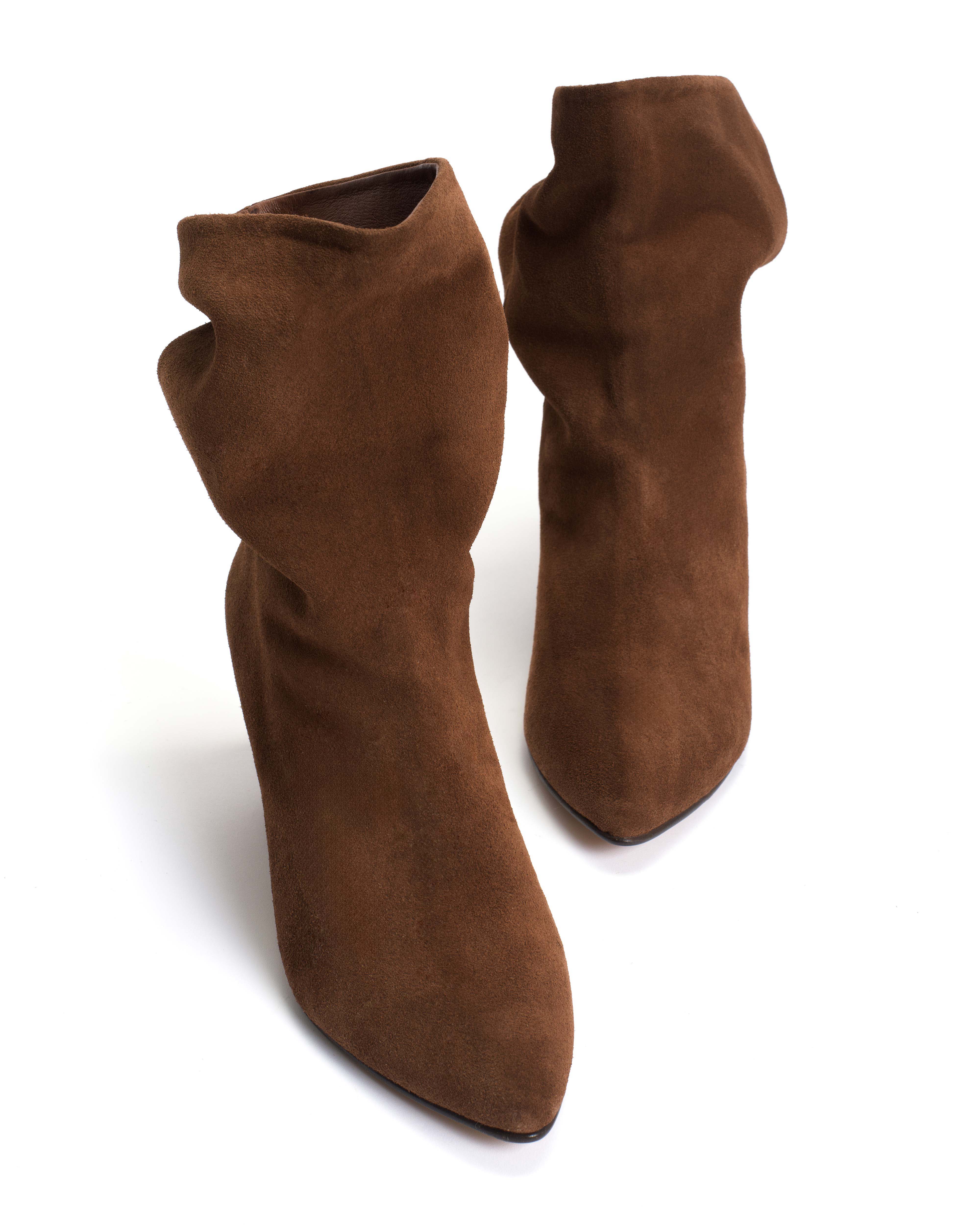 Vully 50 triangle Calf suede Coconut brown - Image 5