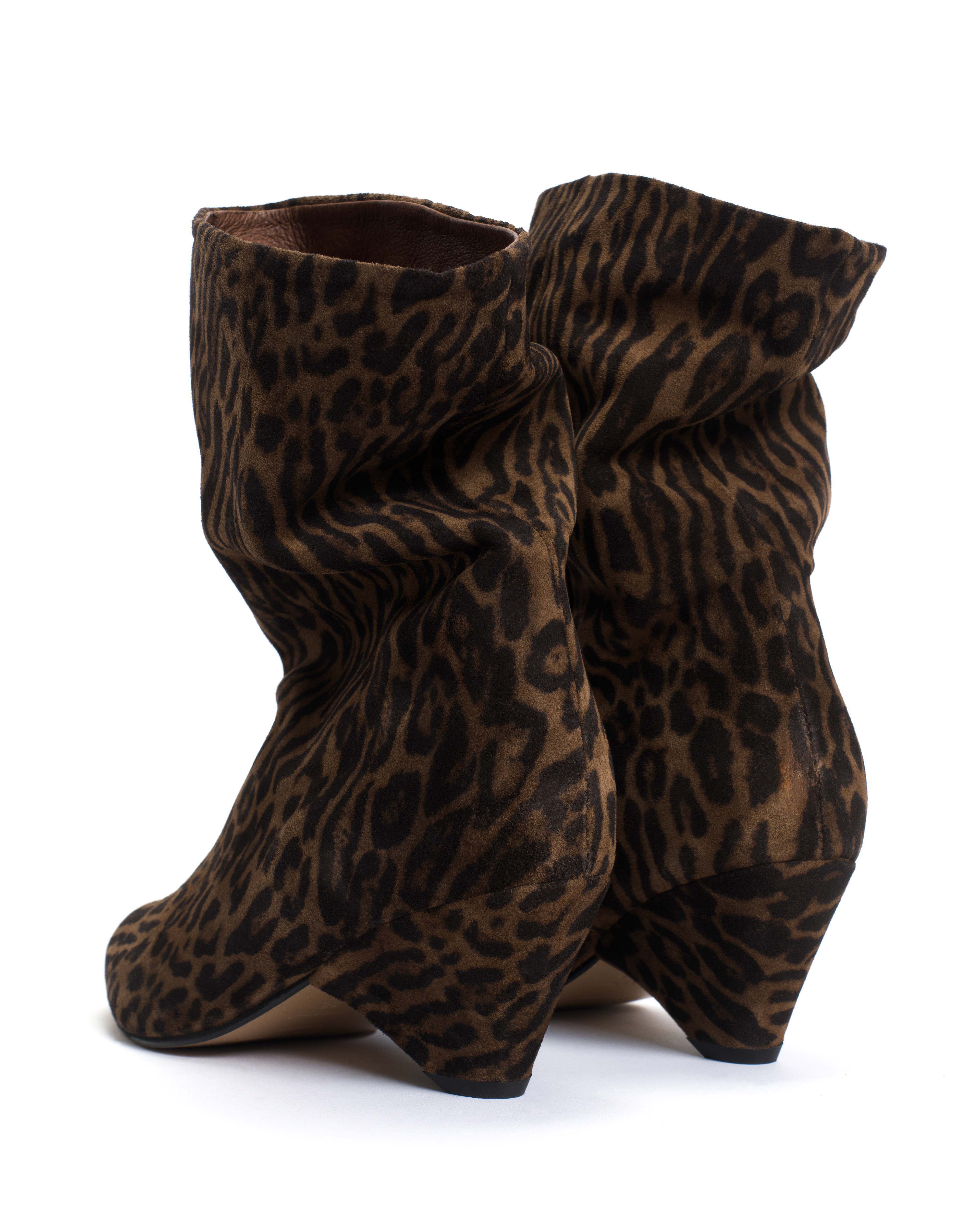 Vully 50 triangle Calf suede print Jaguar - Image 4
