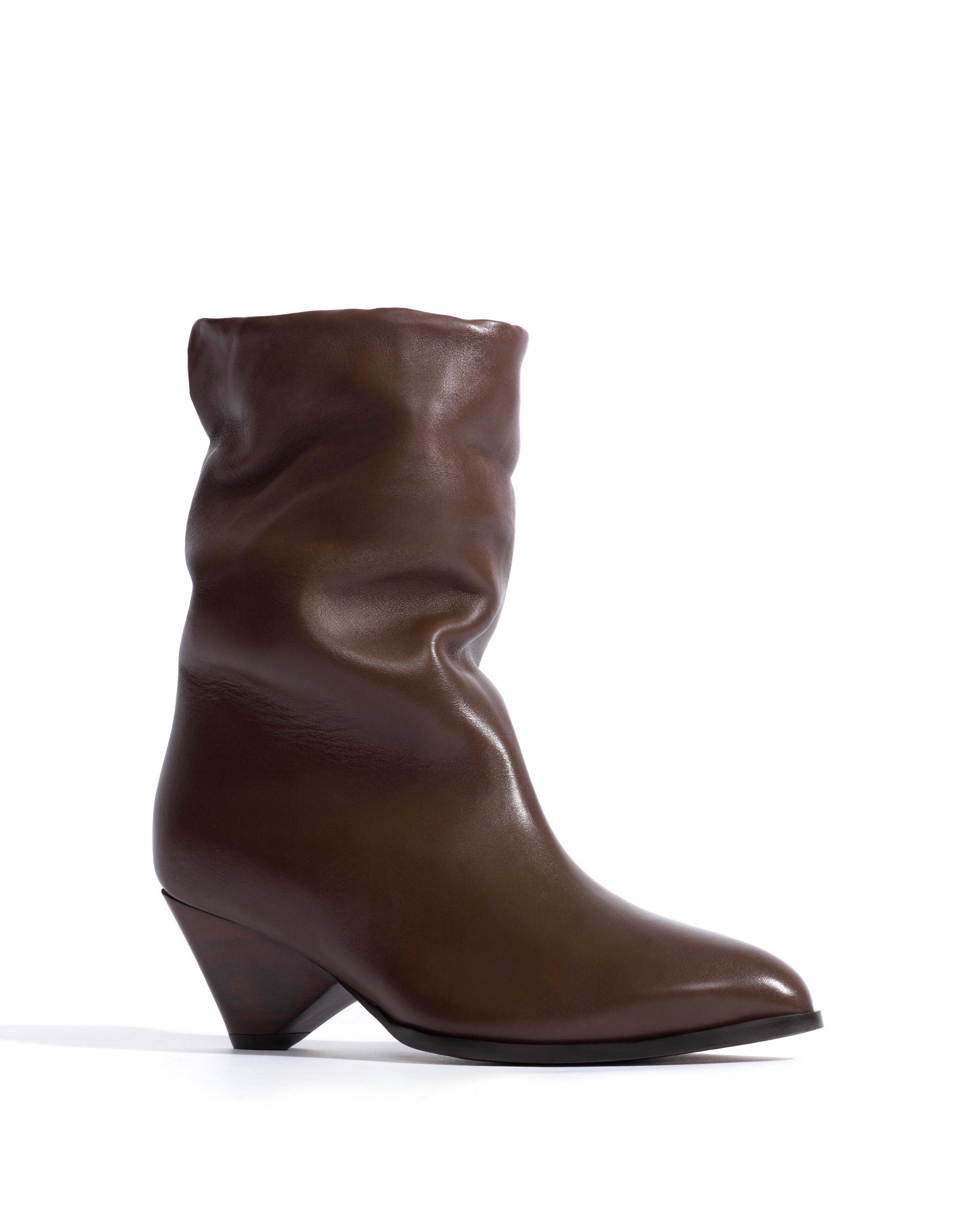 Vully 50 triangle lamb shearling Soft calf Dark taupe - Image 6