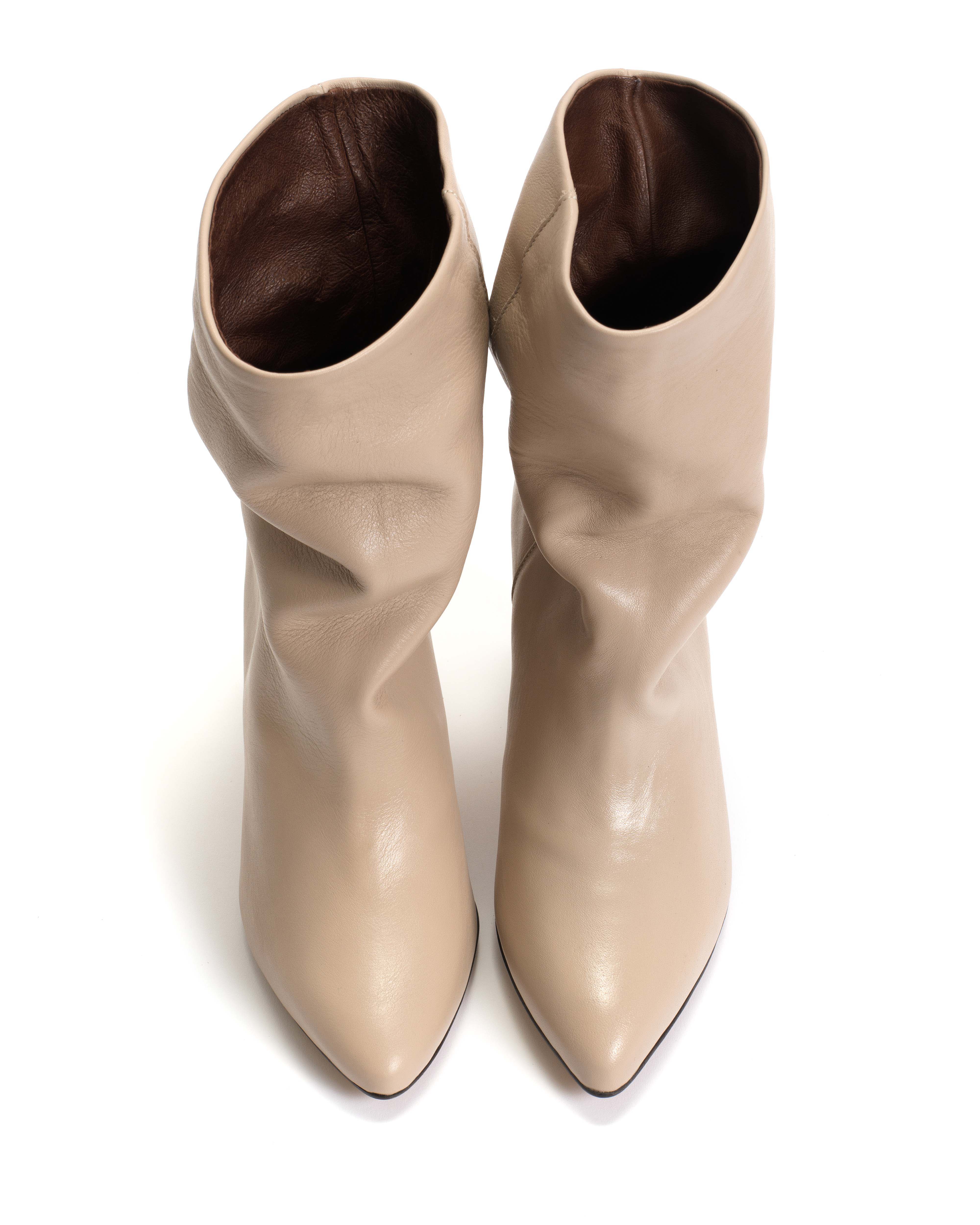Vully 75 stiletto Soft calf Biskit beige - Image 3