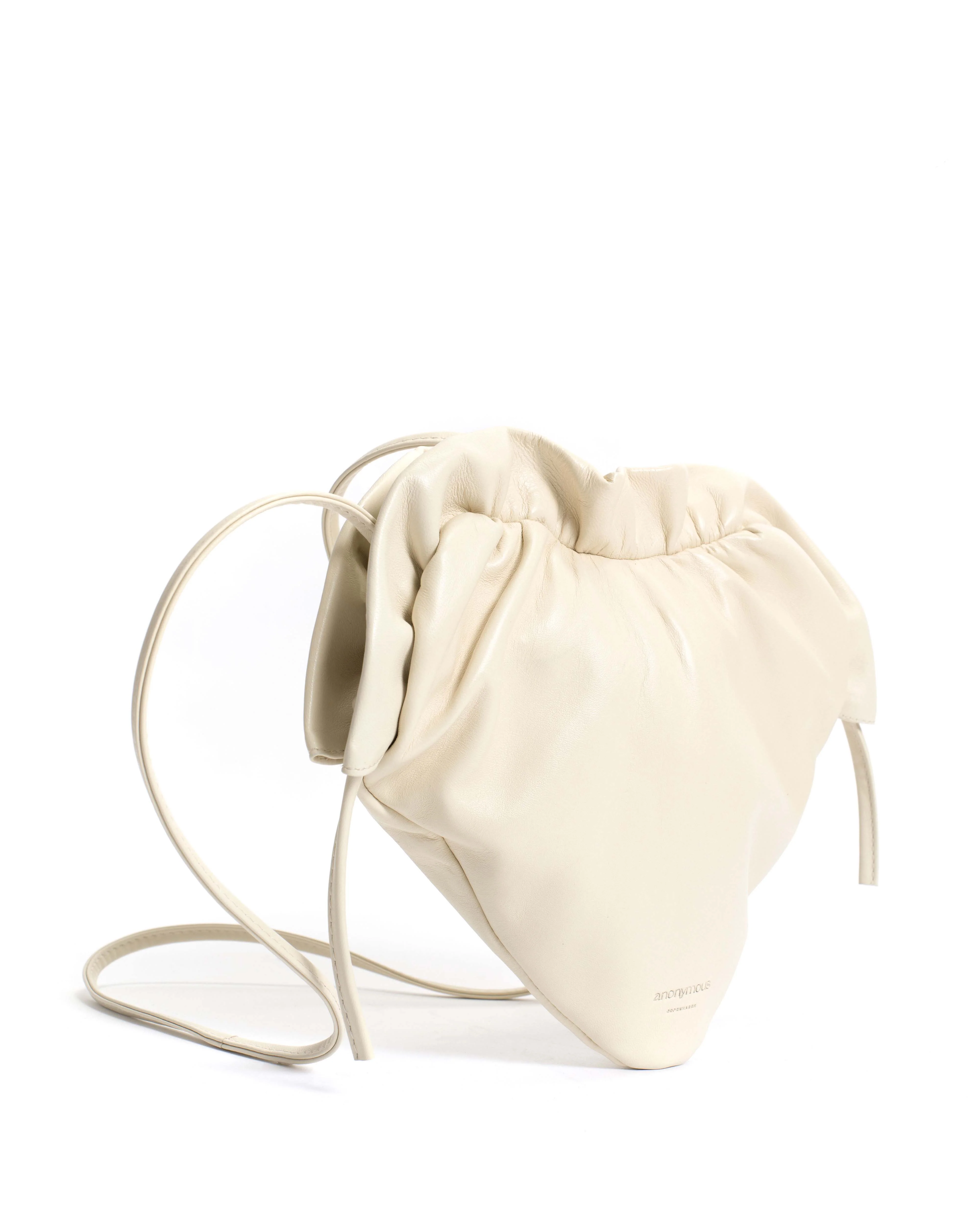 Zally classic heart bag Shiny lamb White sand - Image 2