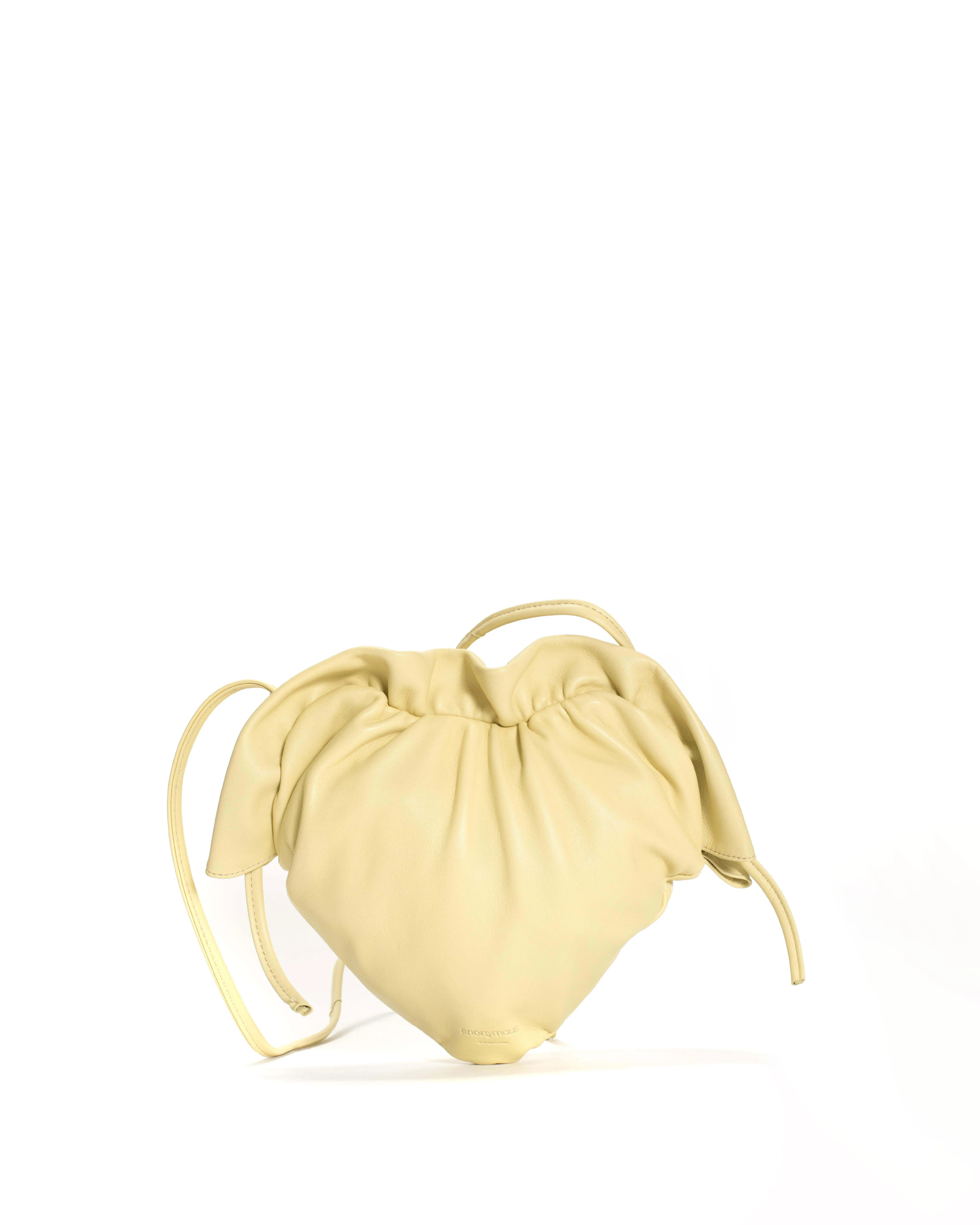 Zally classic heart bag Silky lamb Pineapple ice