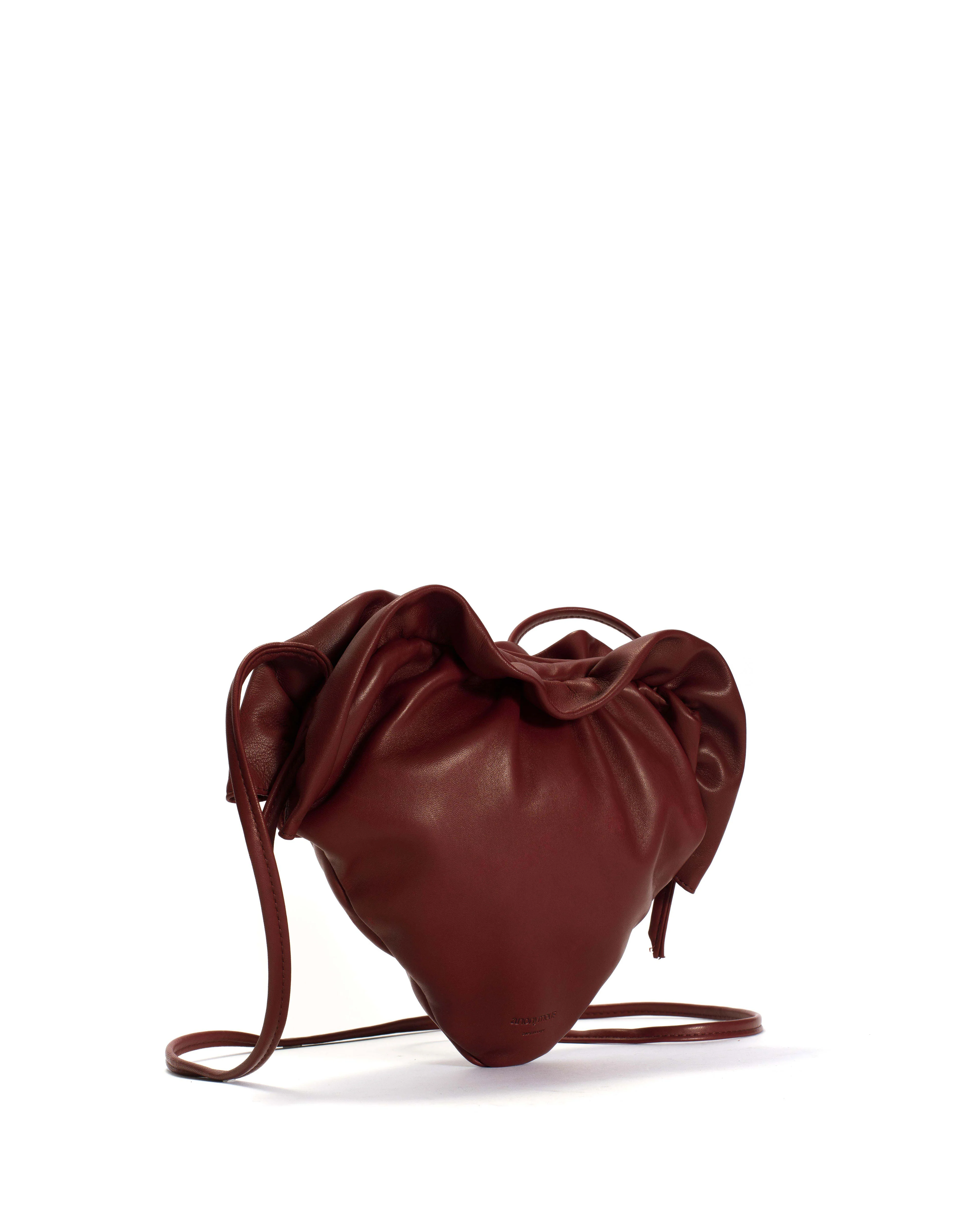 Zally classic heart bag Silky lamb Pomegranate - Image 2