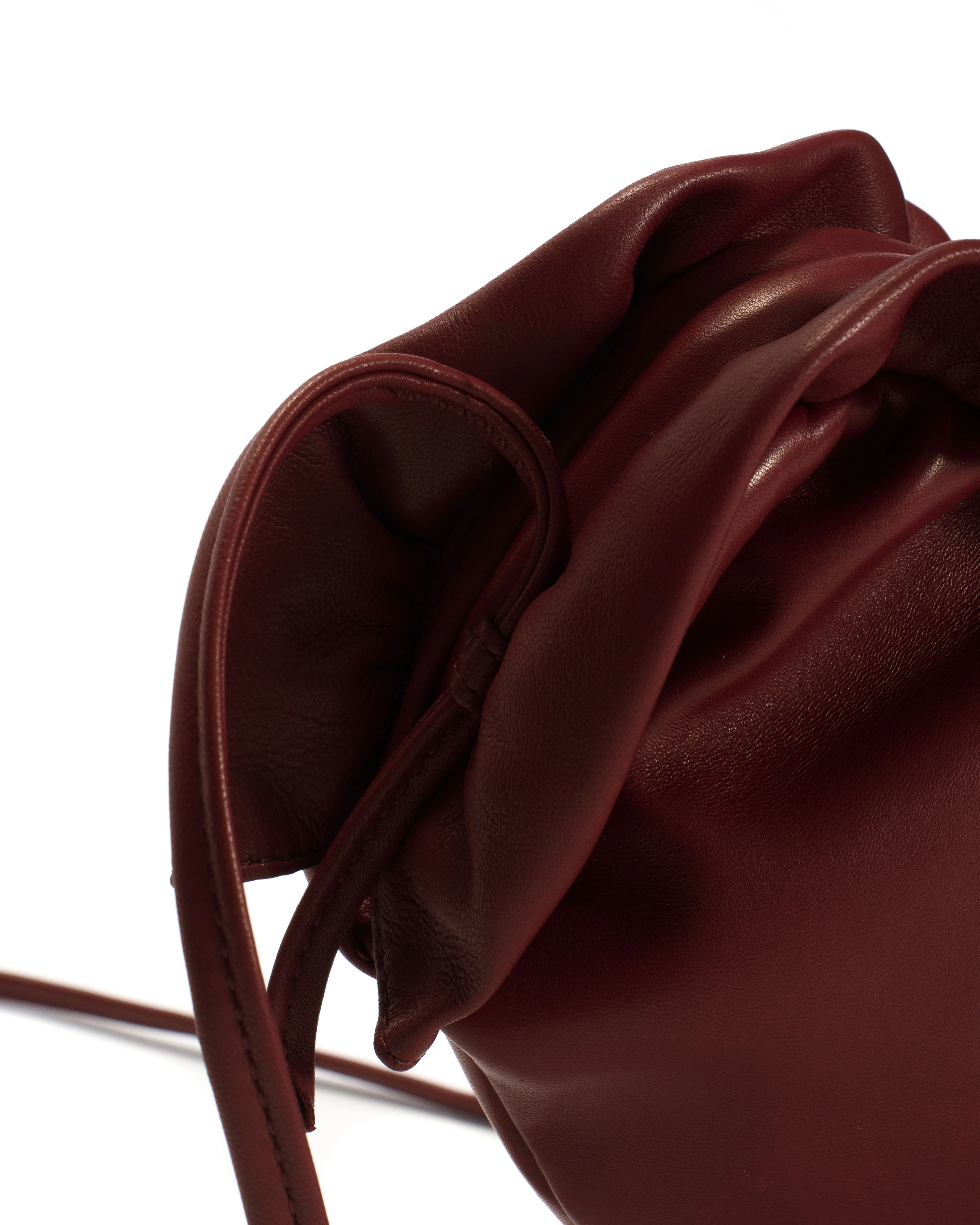 Zally classic heart bag Silky lamb Pomegranate - Image 4