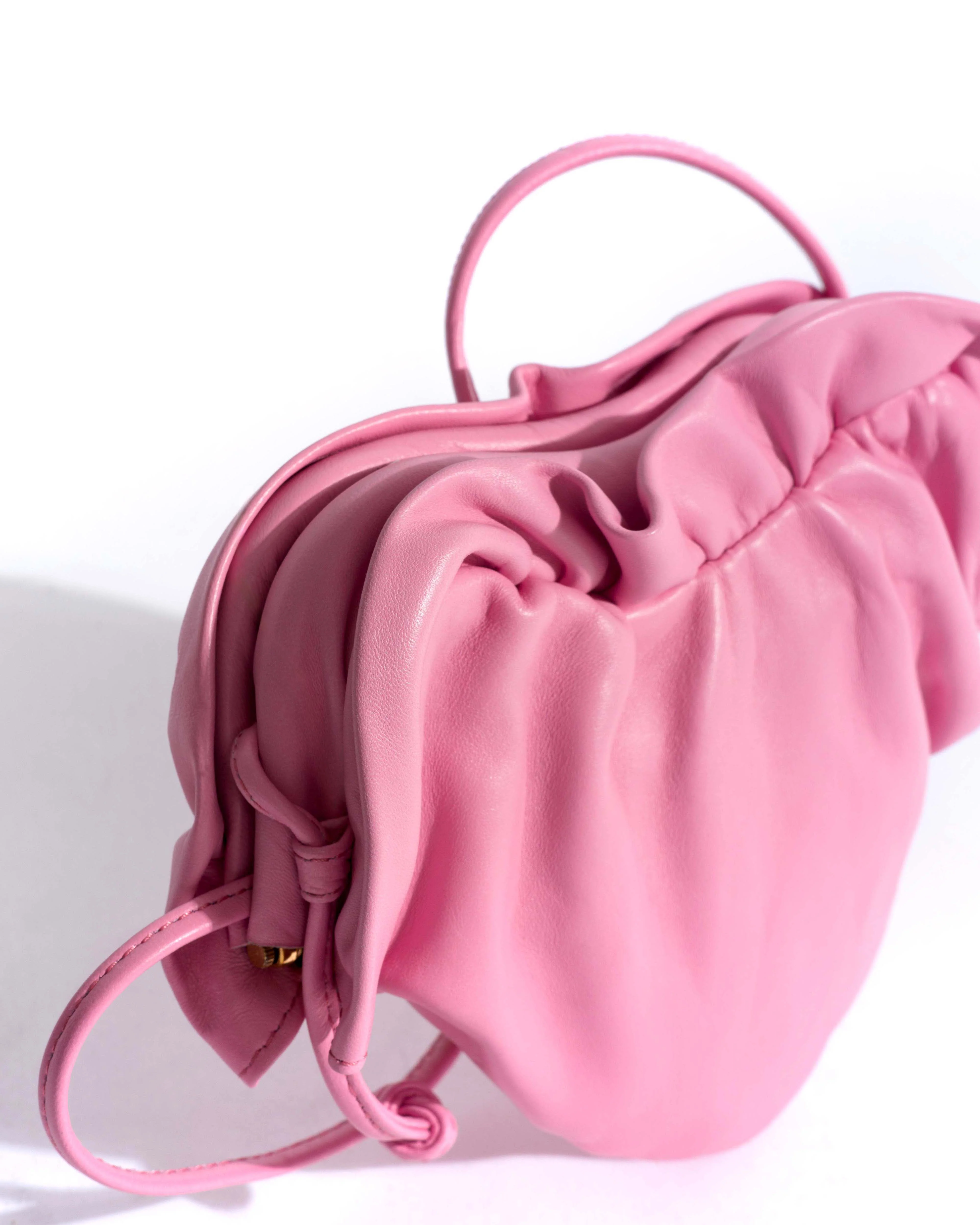 Zally petite heart bag Shiny lamb Gum candy - Image 3